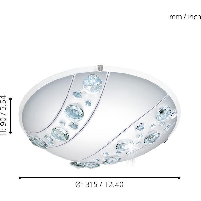 EGLO LED Deckenleuchte »NERINI«, 1 flammig-flammig, LED tauschbar online  kaufen | mit 3 Jahren XXL Garantie
