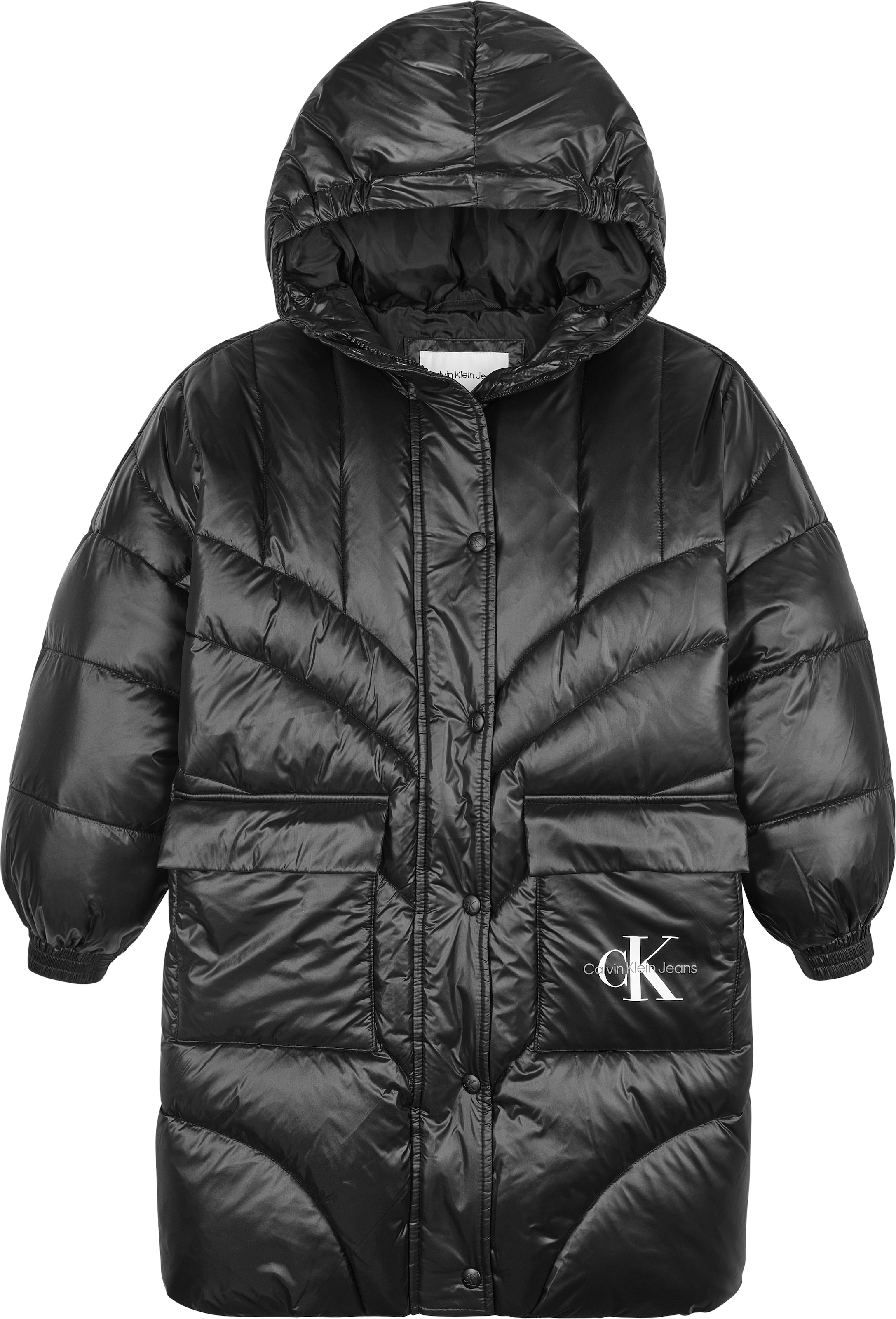 Winterjacke »OVERSIZED DUVET PADDED COAT«, mit Kapuze