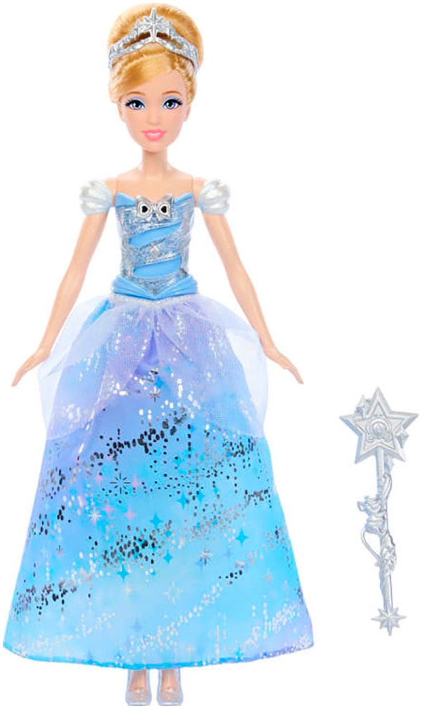 Mattel® Anziehpuppe »Disney Prinzessin, Cinderella-Puppe im bezaubernden Ballkleid« mit Sound