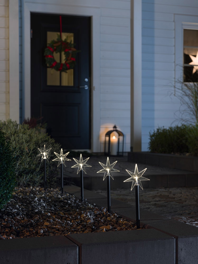 3 5 KONSTSMIDE Jahren mit Gartenleuchte Sternen, Weihnachtsdeko XXL online | Garantie kaufen LED mit aussen« »Spiessleuchte
