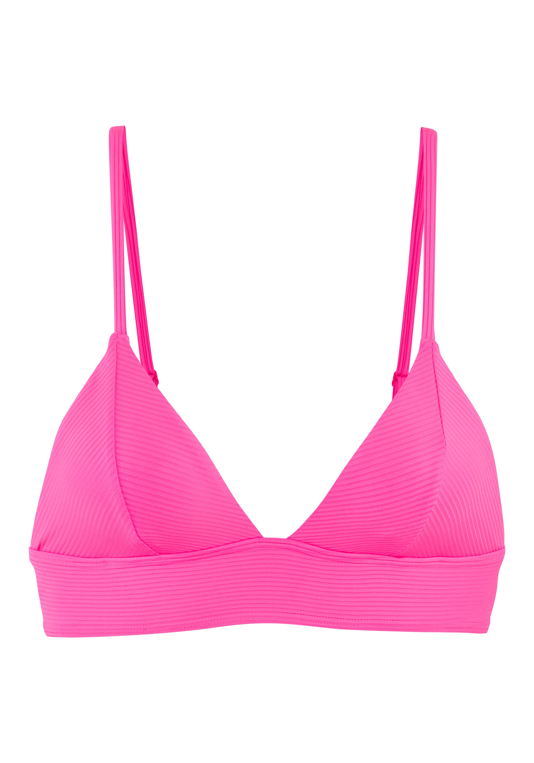 Venice Beach Triangel-Bikini-Top »Lucky« aus gerippter Strukturware