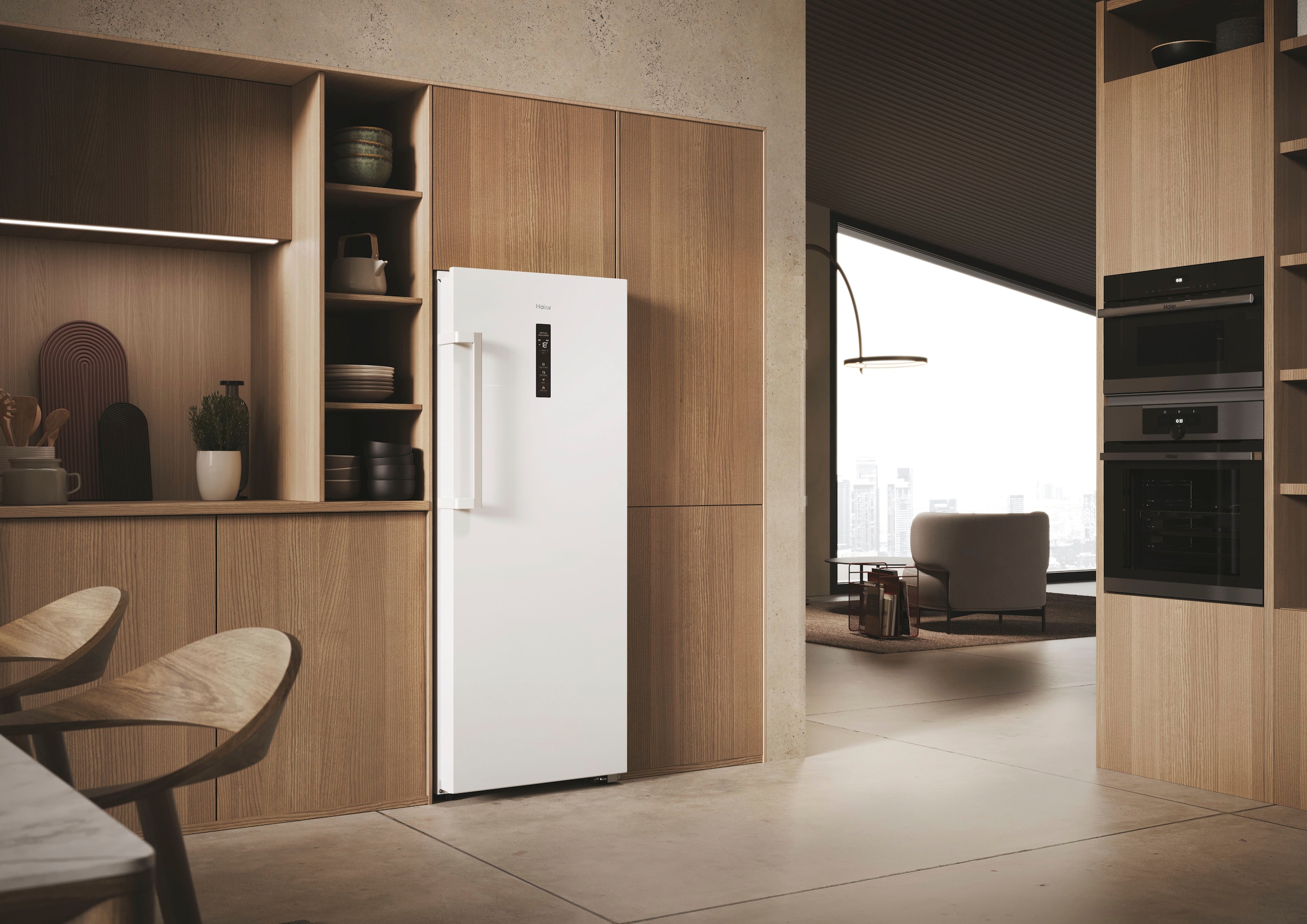 Haier Gefrierschrank »H4F226WDH1«, 153,5 cm hoch, 60 cm breit, 178 cm hoch, 60 cm breit, no Frost, Twist Ice Maker