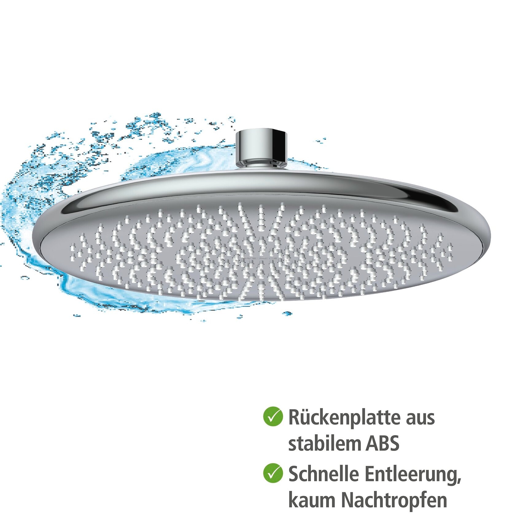 WENKO Regenduschkopf »Watersaving System« Regenduschkopf Durchmesser 20 cm