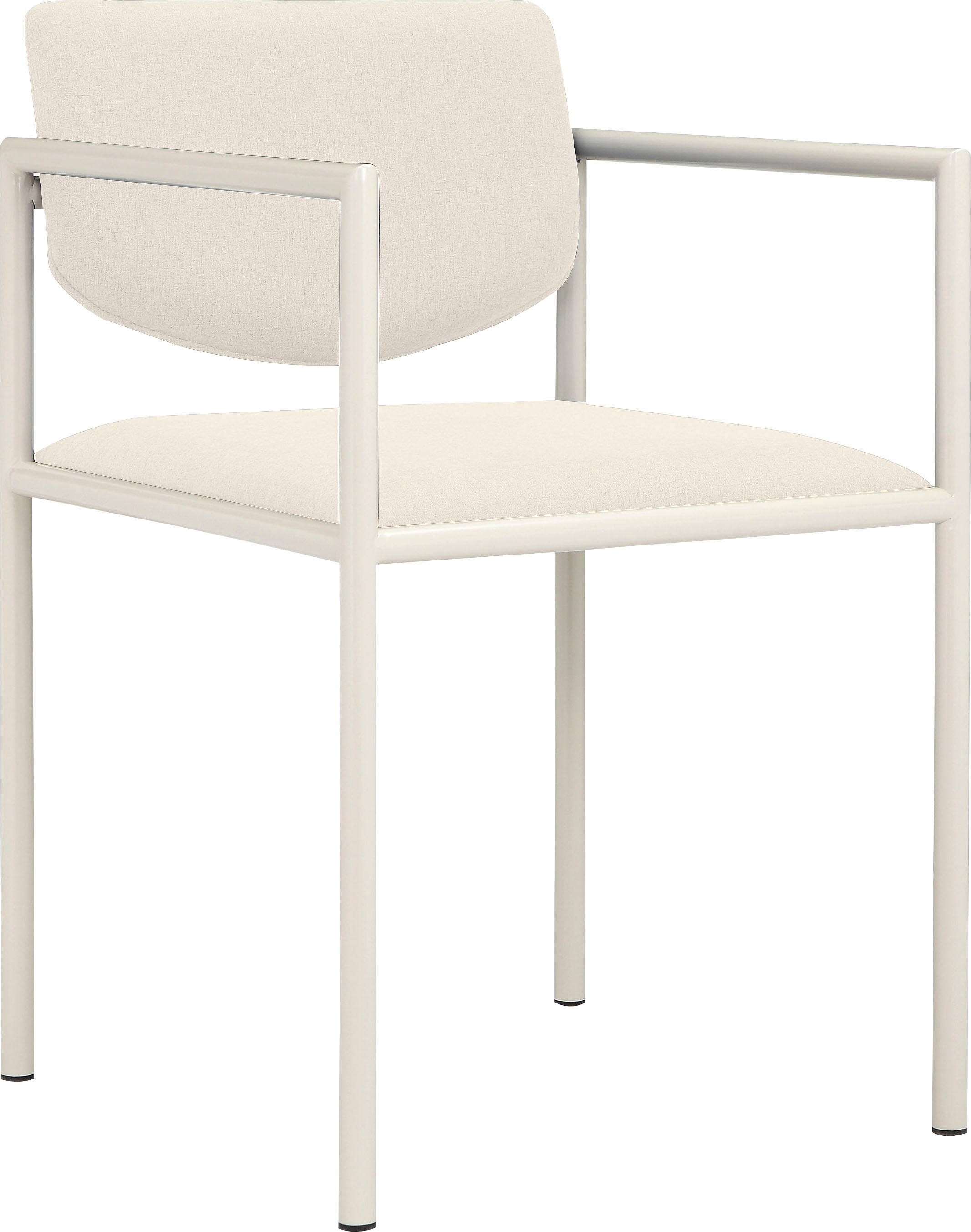 LeGer Home by Lena Gercke Esszimmerstuhl »Noelia«, Feinstruktur, 2er Set, In 2 Gestellfarben auswählbar, Sitzhöhe 49 cm