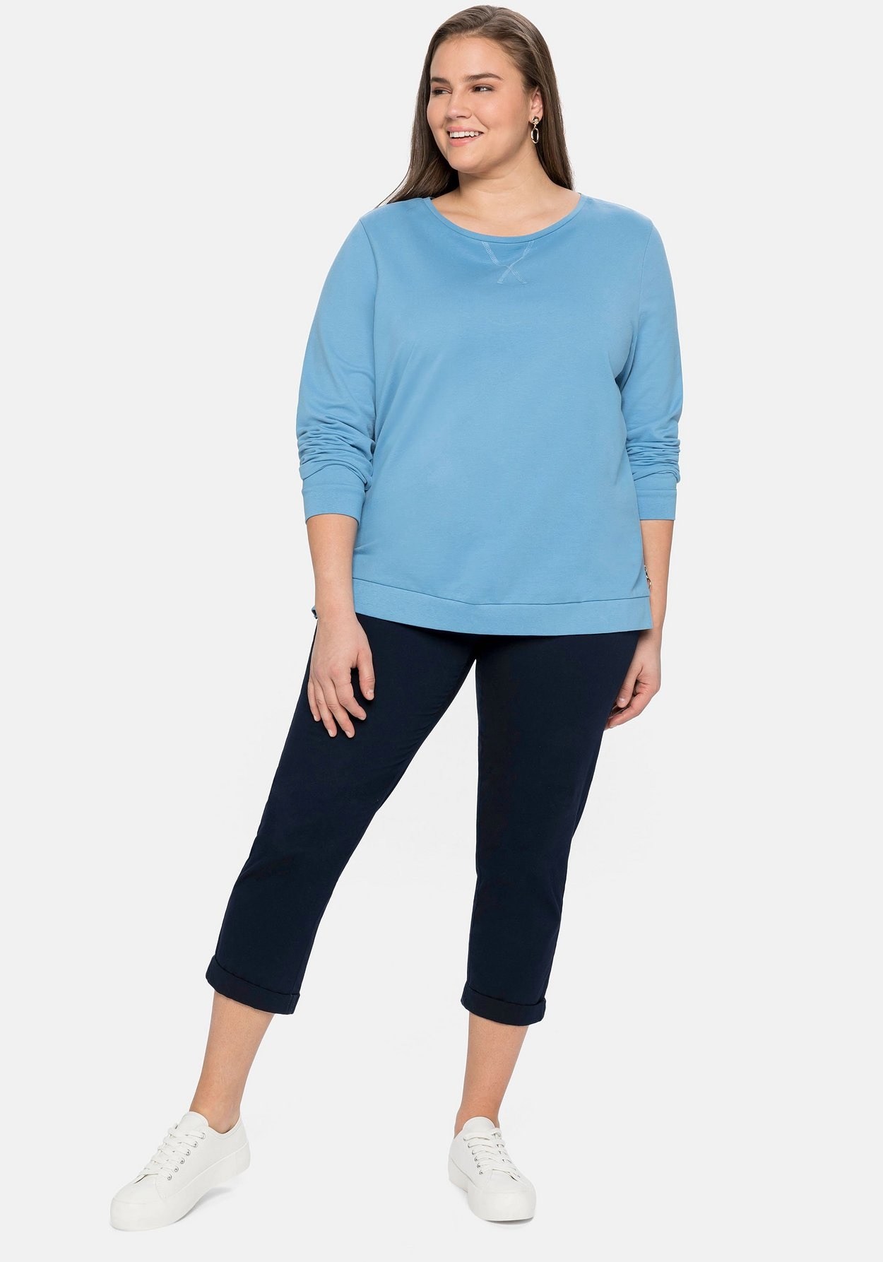 Sheego 7/8-Hose »7/8-Hose in Baumwoll-Stretch-Qualität«