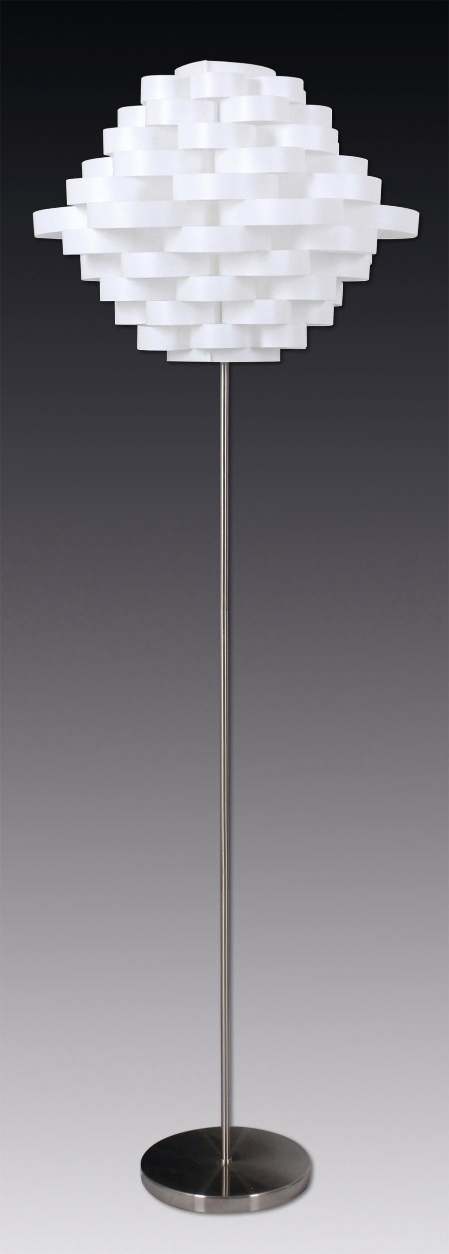 max. 3 mit 1 E27 55cm d: 150cm, online Stehlampe Kunststoff/Metall, kaufen »White weiß/nickel, Jahren flammig-flammig, | 40W, näve Line«, h: XXL Garantie