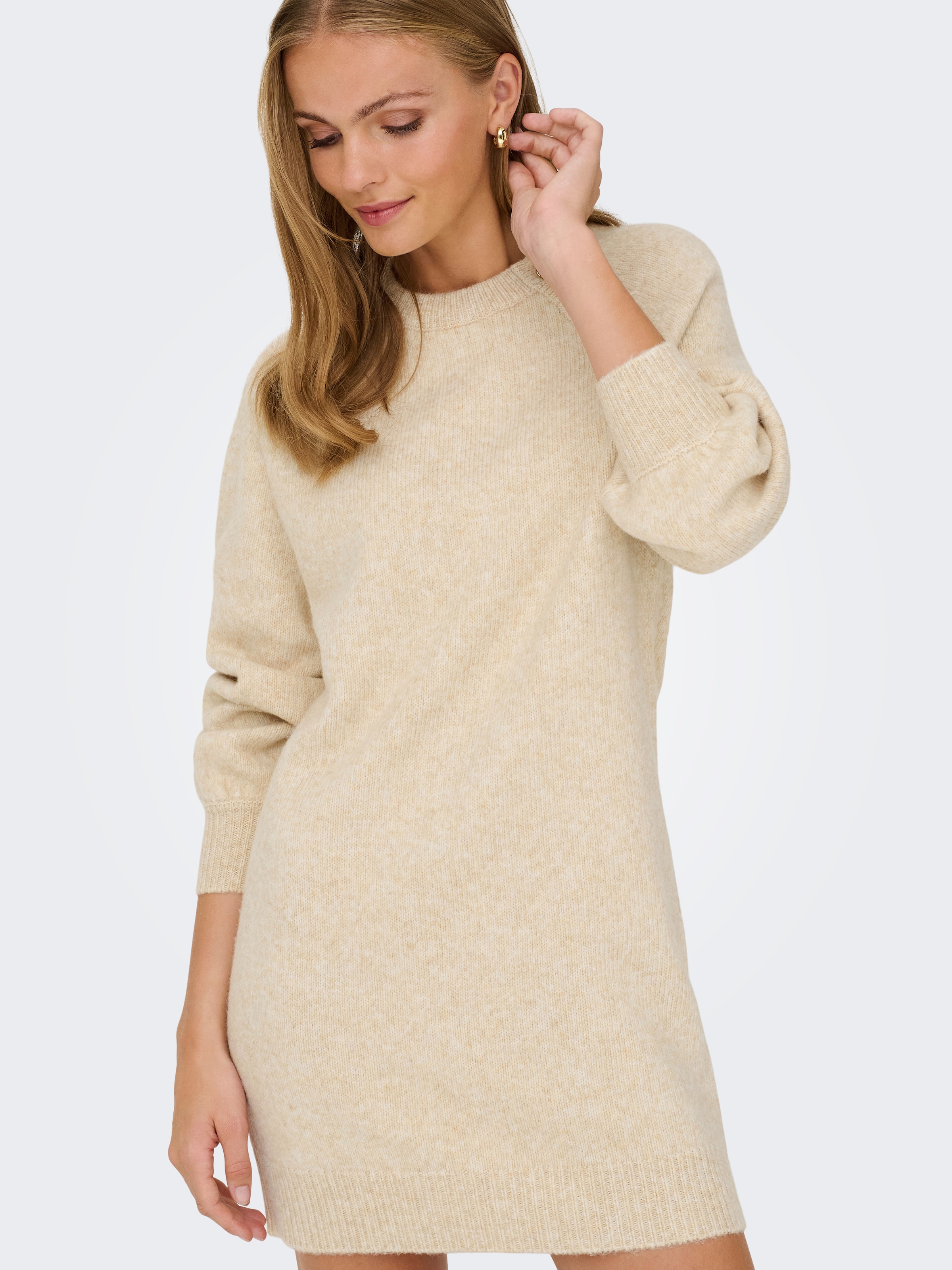 ONLY Midikleid »ONLEMMA LIFE LS BUTTON ONEC DRESS CC KNT« Sommerkleid