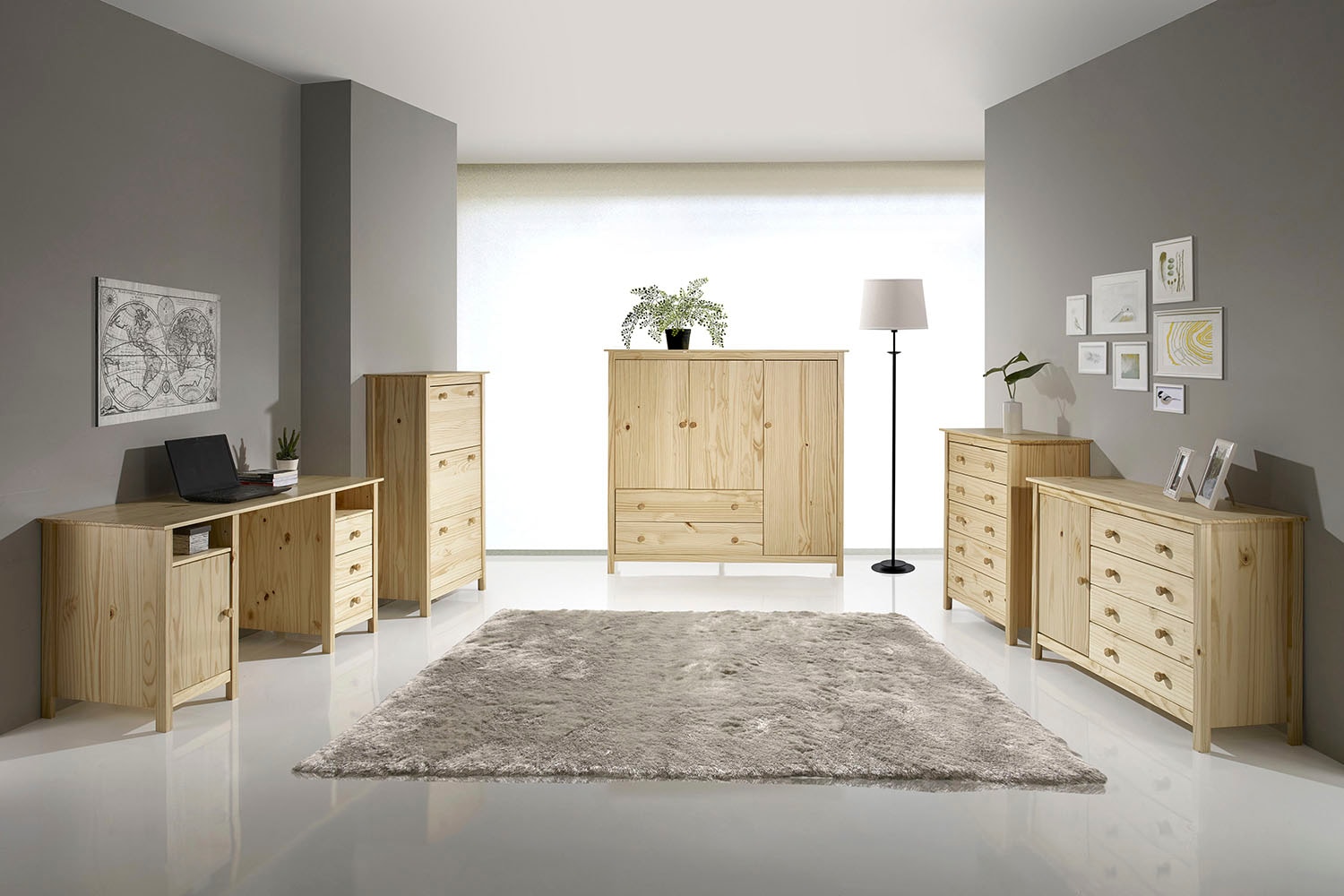 Home affaire Kommode, mit sichtbarer Maserung