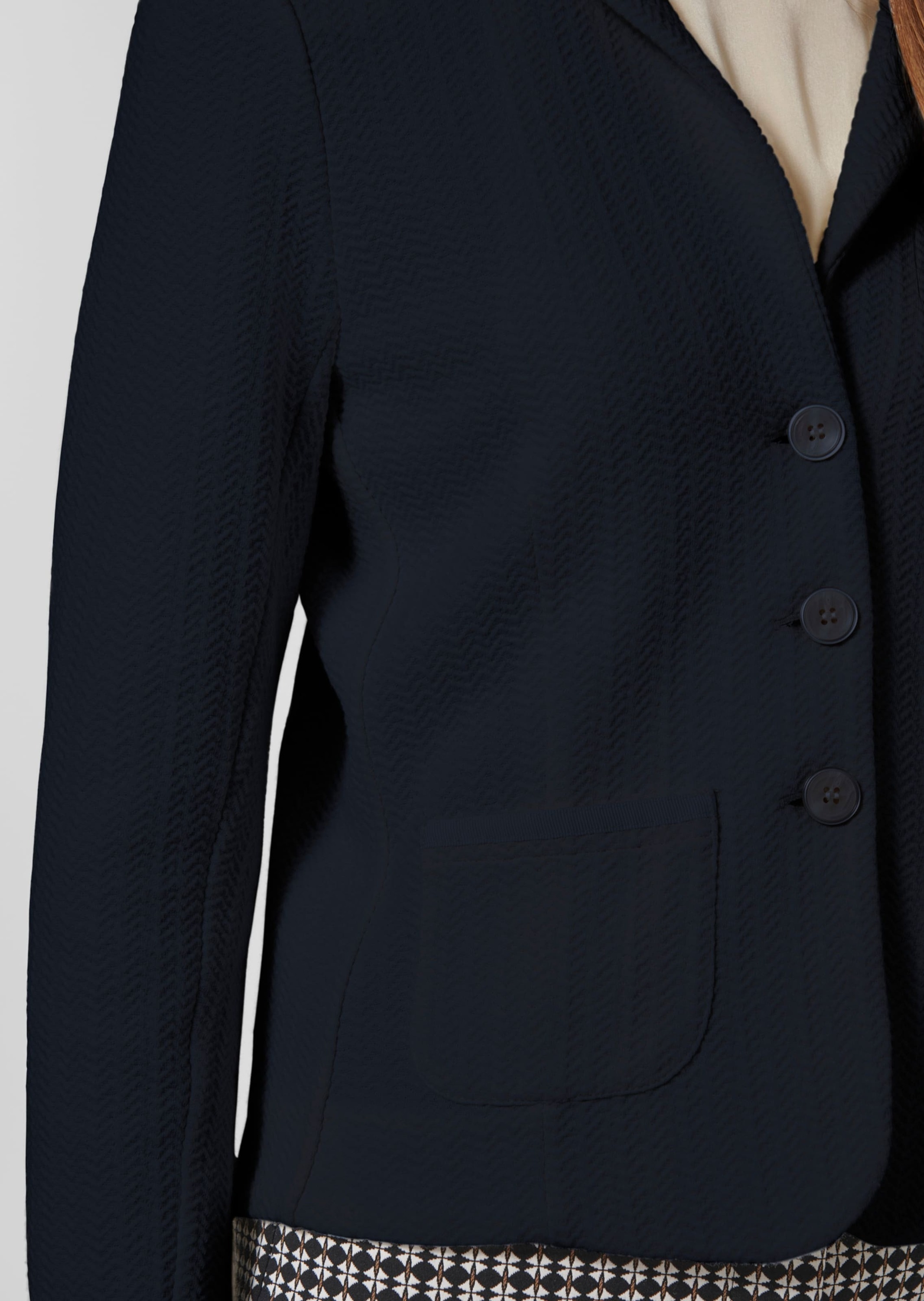 MADELEINE Jackenblazer »Blazer Kurzer Jerseyblazer mit Reverskragen«