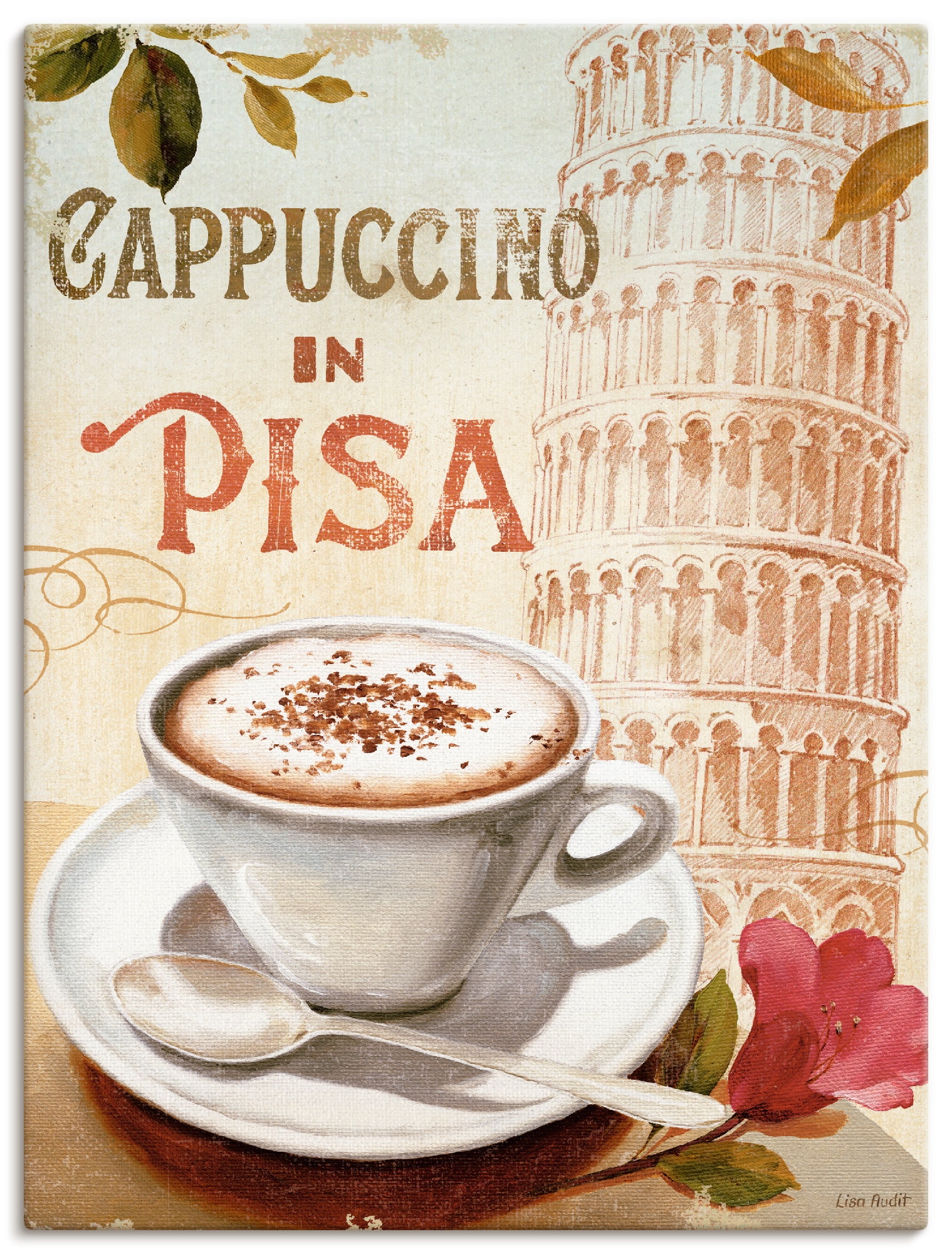 Artland Poster versch. oder (1 als IV«, St.), Europa bequem Größen in bestellen in Wandaufkleber Getränke, »Kaffee Wandbild Leinwandbild,