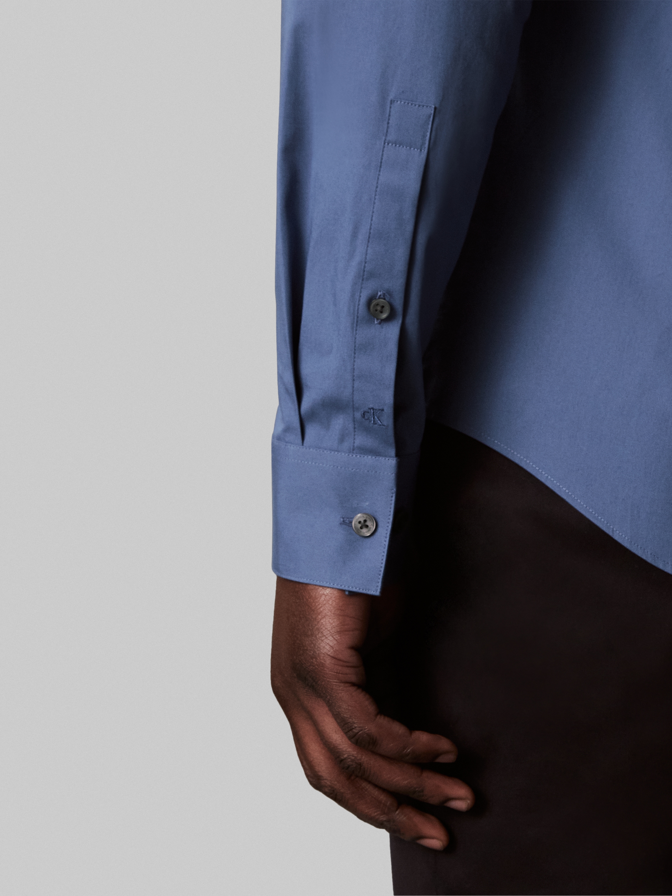 Calvin Klein Businesshemd »SLIM ESSENTIALS POPLIN STR SLD« Hemdkragen, slim fit
