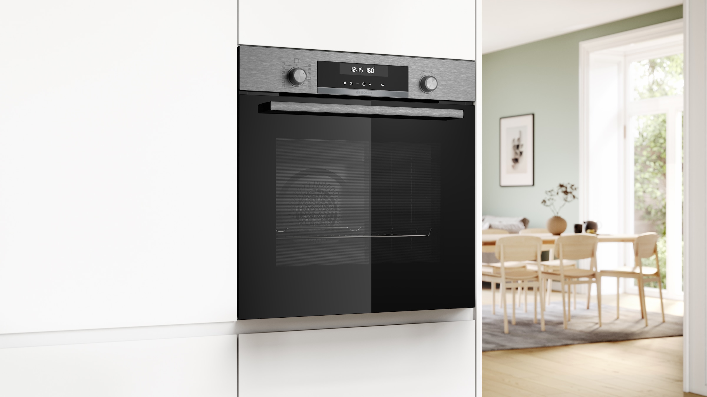 BOSCH Pyrolyse Backofen Serie 6 »HBG578BS3«, mit Teleskopauszug nachrüstbar