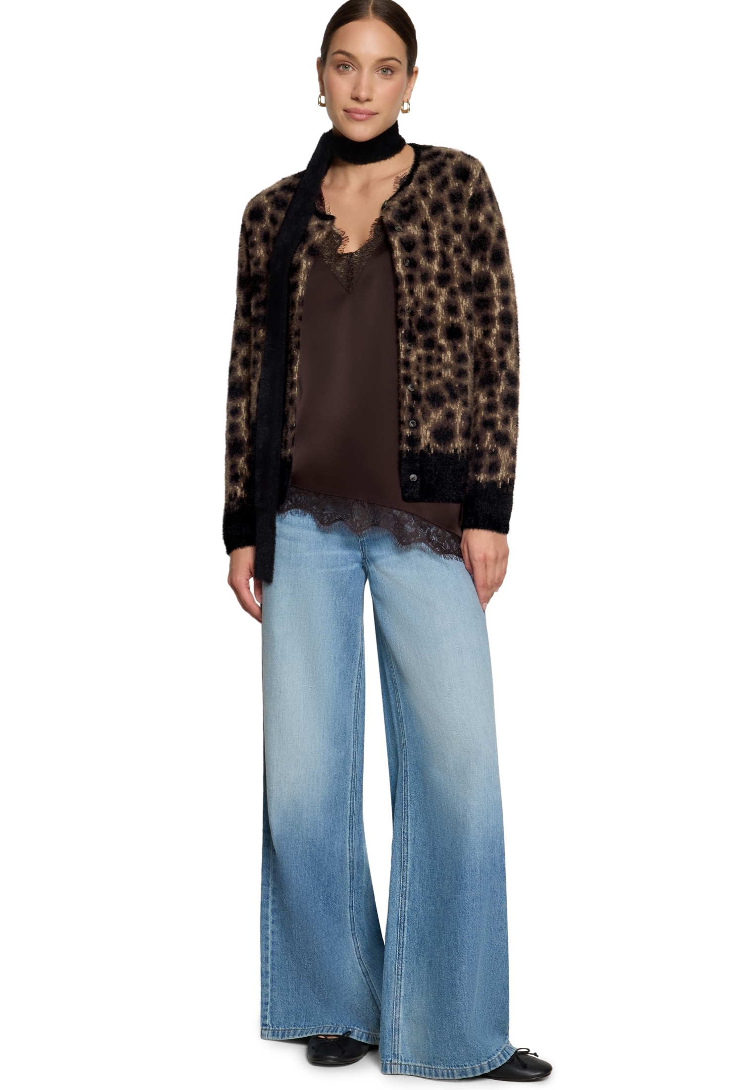 Zero Satinbluse »Satin-Bluse mit Spitzeneinsatz«