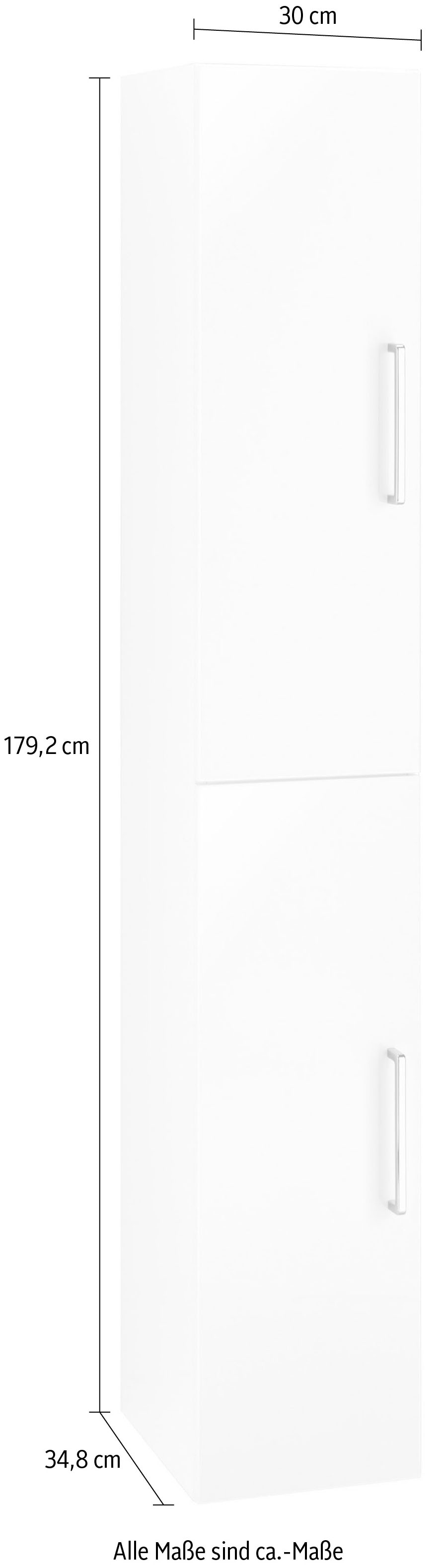 OPTIFIT Hochschrank »Napoli«, 2 Türen, Soft-Close-Funktion, Breite 30 cm