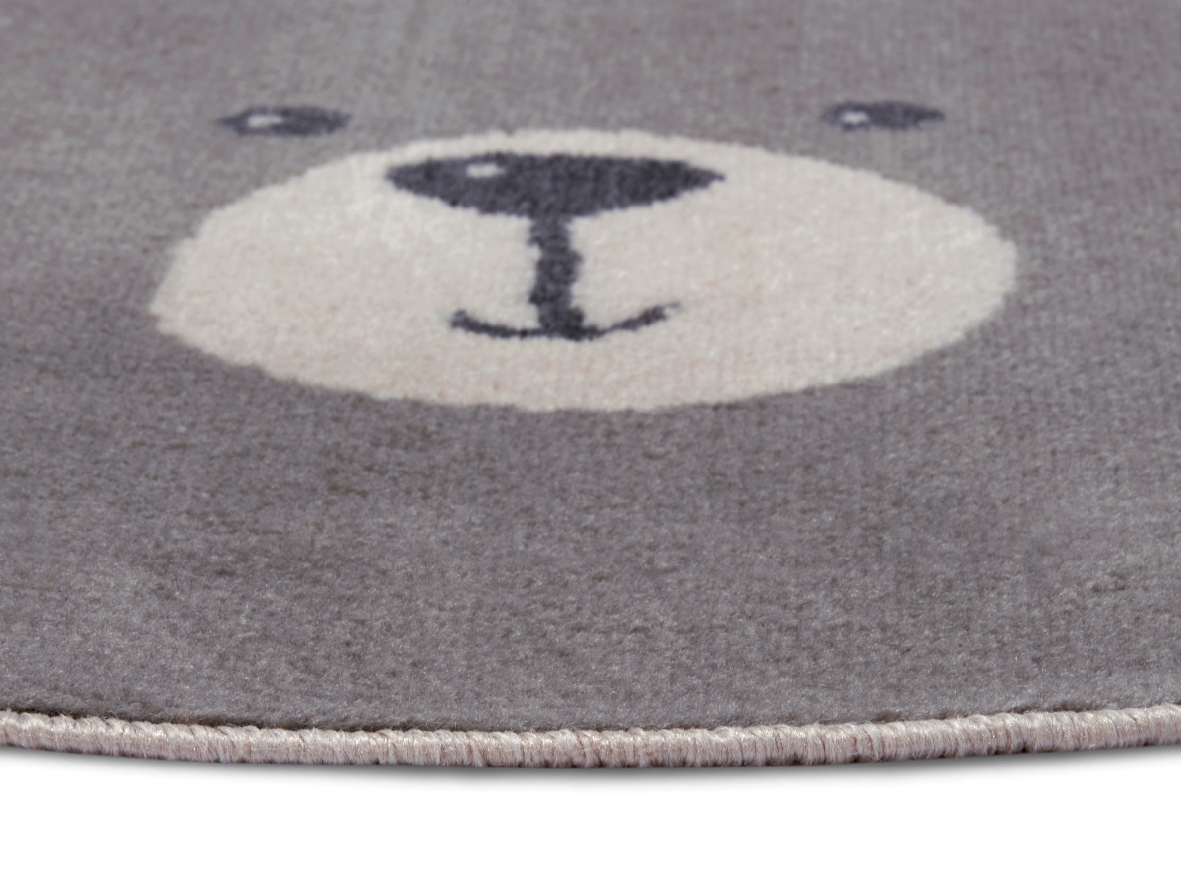 HANSE Home Kinderteppich »Adventures Bear«, rund, 8 mm Höhe, Spielteppich, fest, Kinderzimmer, Kurzflor, Spielunterlage