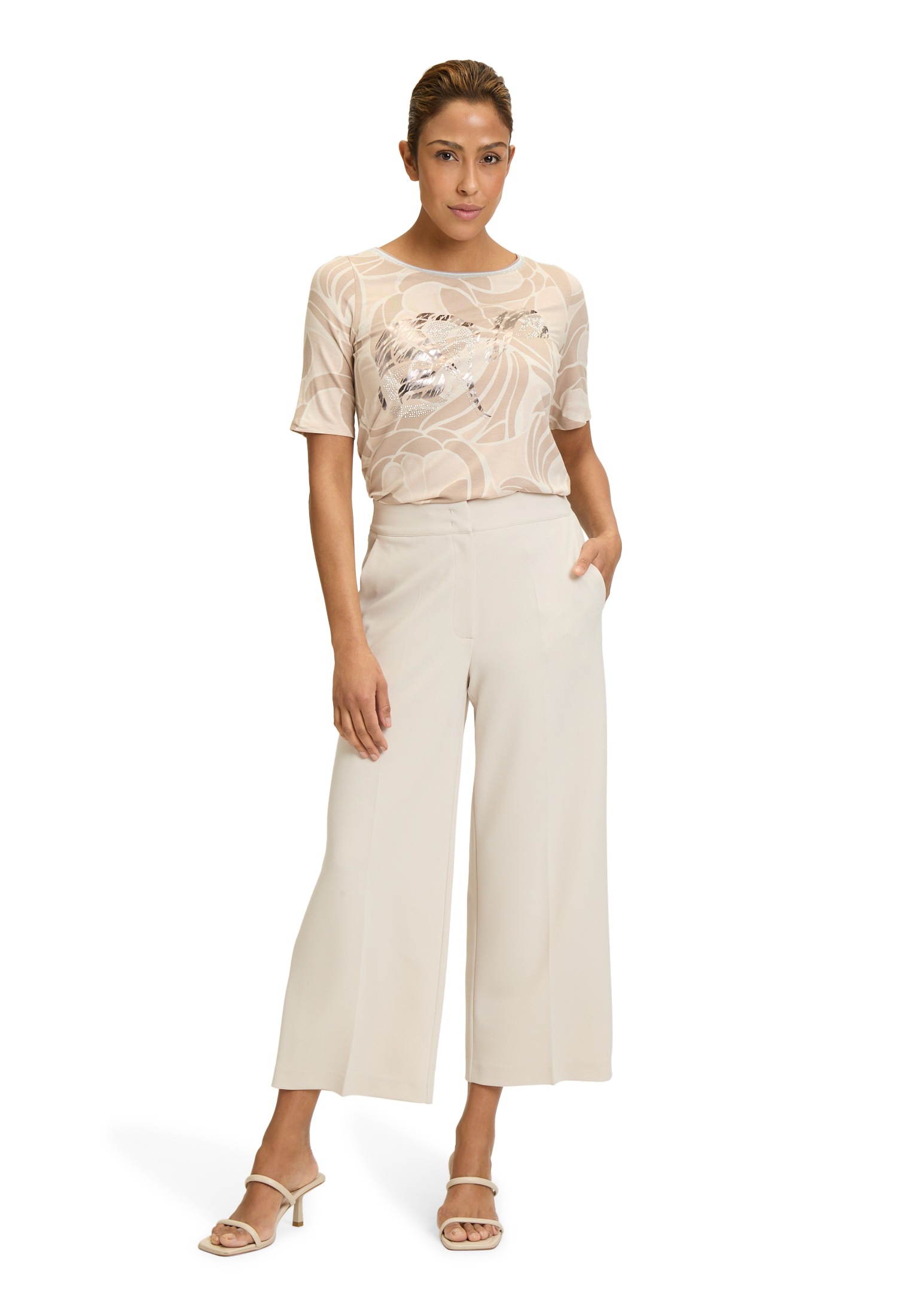 Betty Barclay T-Shirt »Printshirt mit Schmucksteinen«