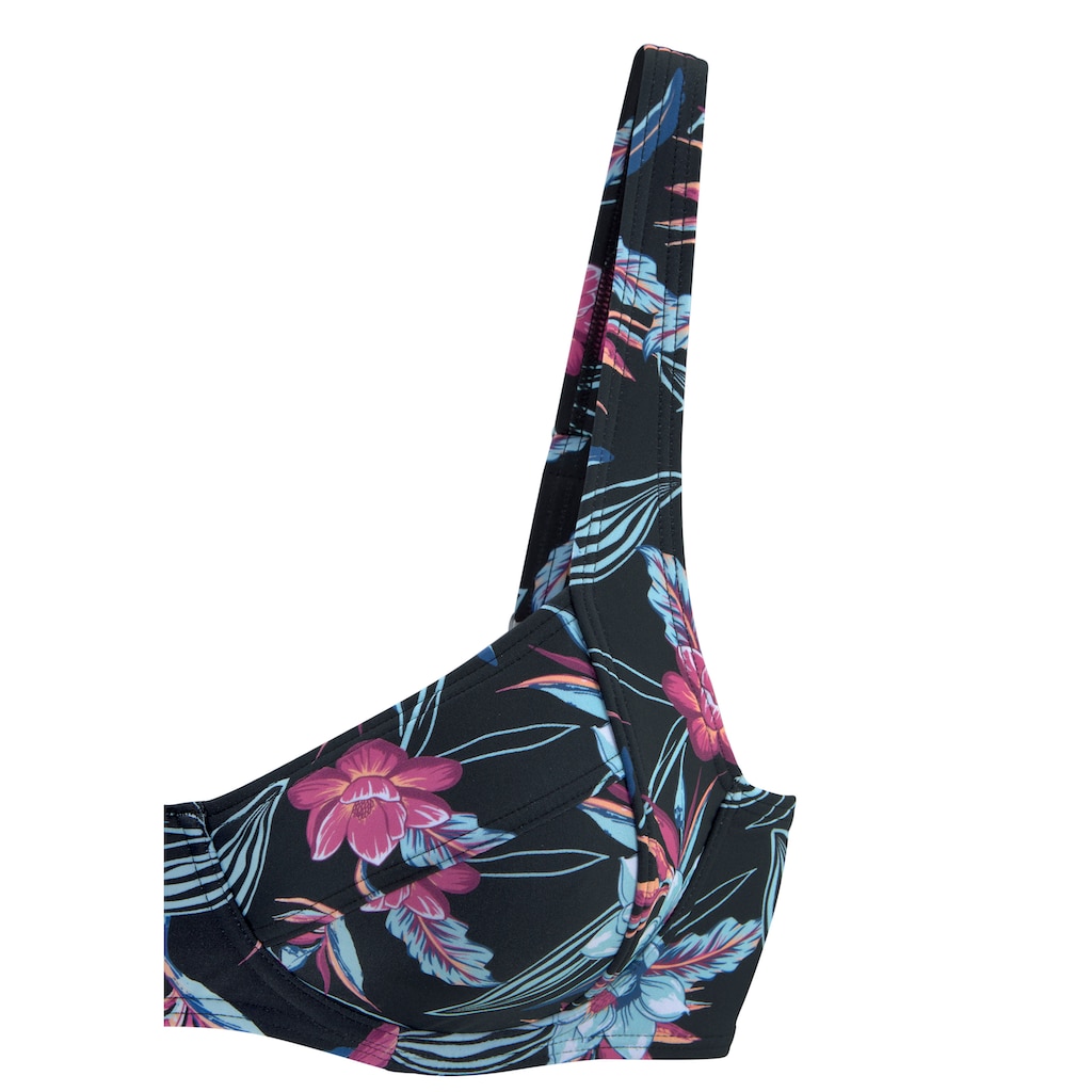 KangaROOS Bügel-Bikini-Top »Agave«, mit floralem Druck