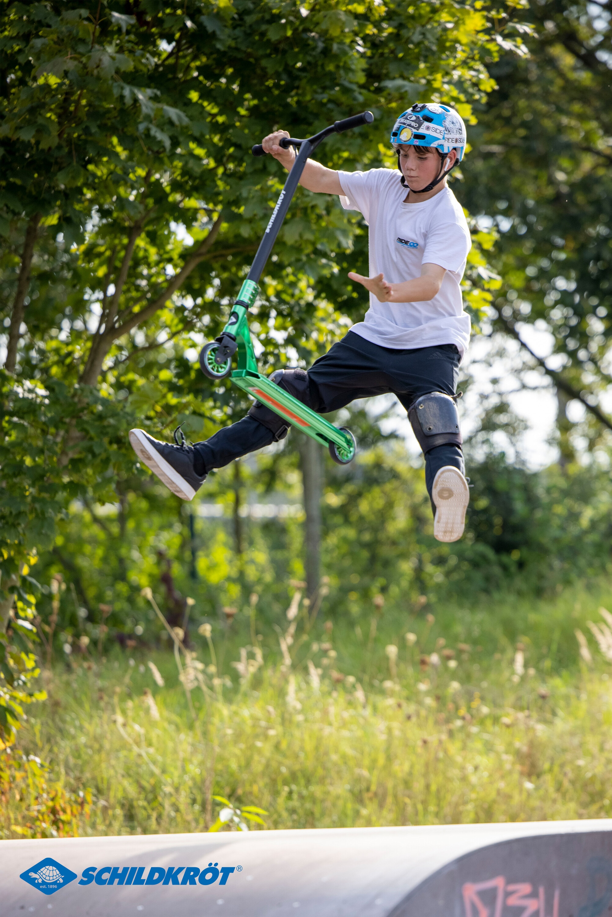Schildkröt Stuntscooter »Stunt Scooter FLIP WHIP hydro green«