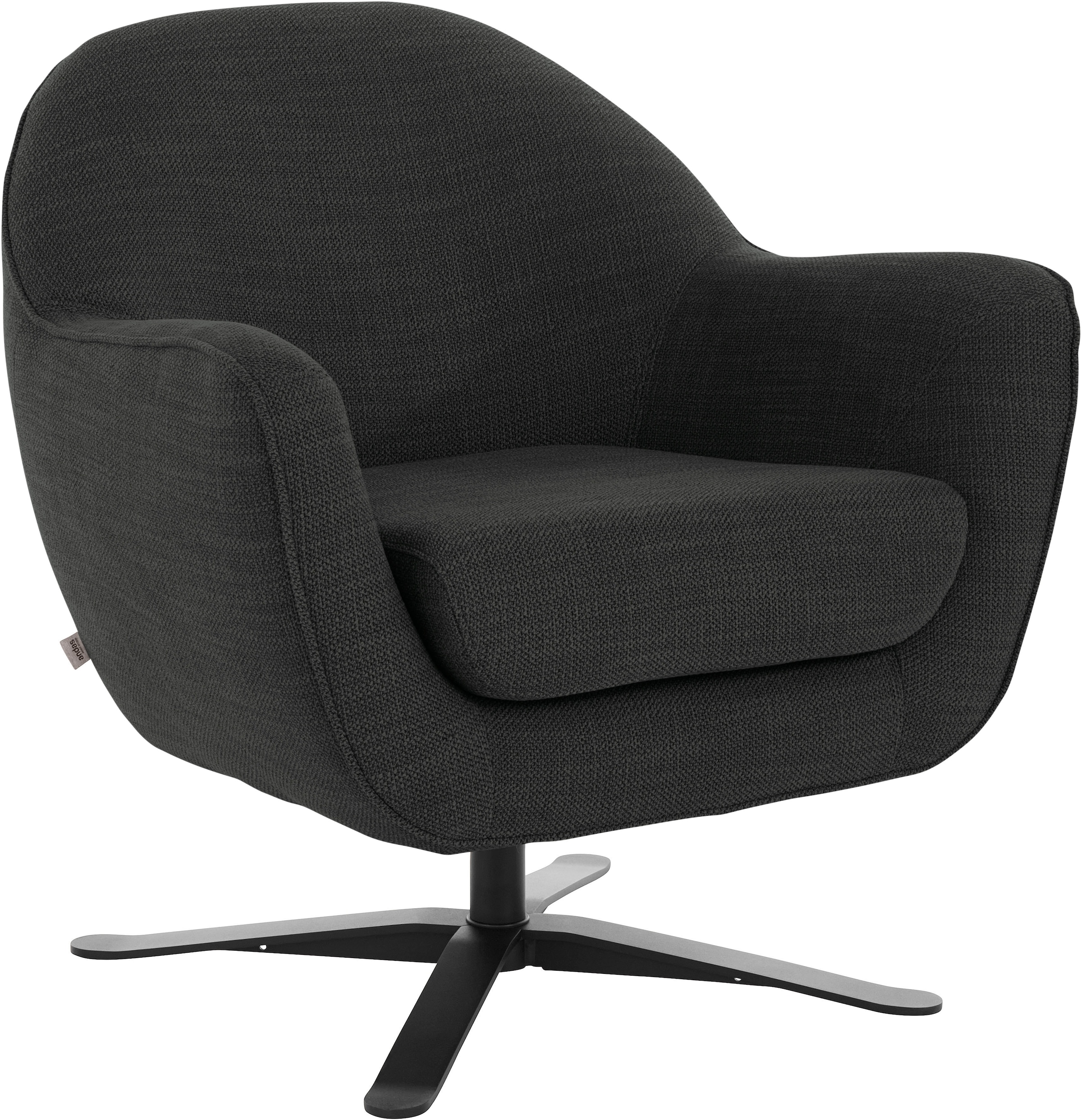 andas Drehsessel »Stavre, Loungesessel«, in moderner Optik, mit elegantem Drehfuß