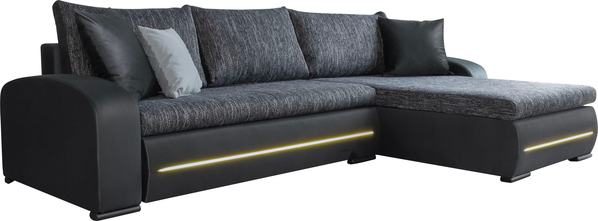 COLLECTION AB Ecksofa »30 Jahre Jubiläums-Modell Wind L-Form«, inkl. Schlaffunktion und Bettkasten, frei im Raum stellbar