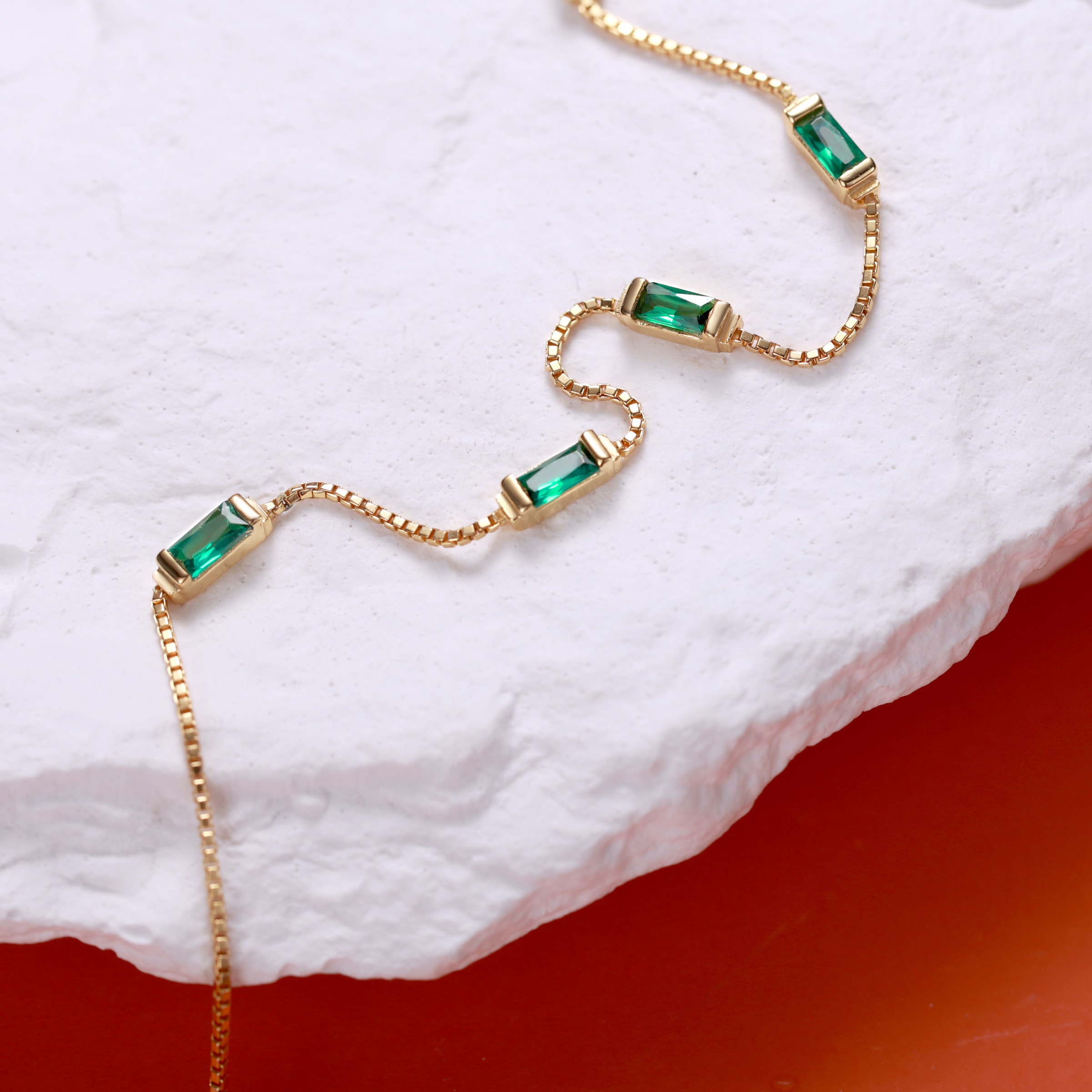 Firetti Armband »Schmuck Geschenk Silber 925 Armschmuck Armkette Rainbow« mit Zirkonia (synth.)