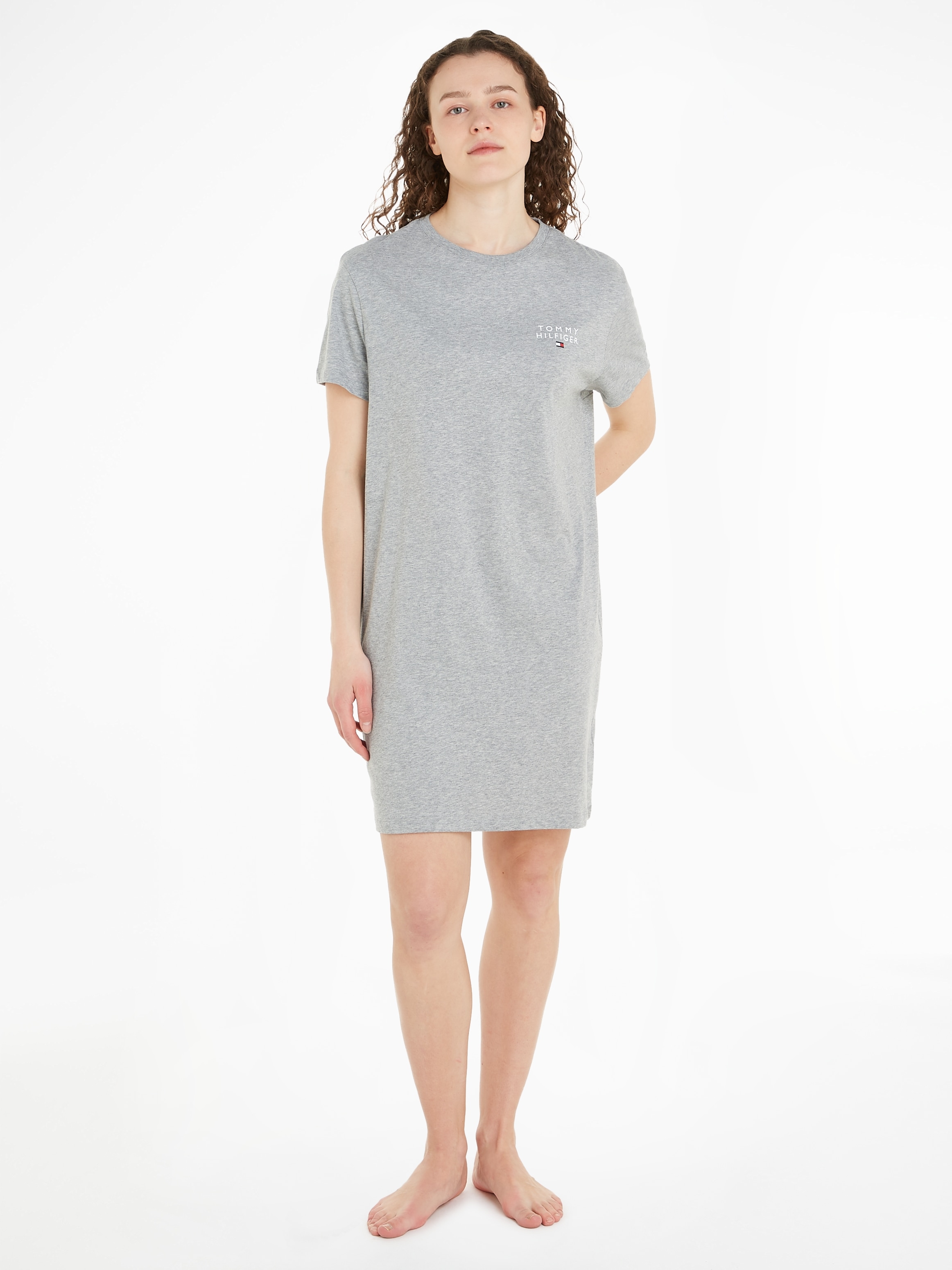 Nachthemd »SHORT SLEEVE T-SHIRT DRESS«, mit Tommy Hilfiger Logoaufdruck