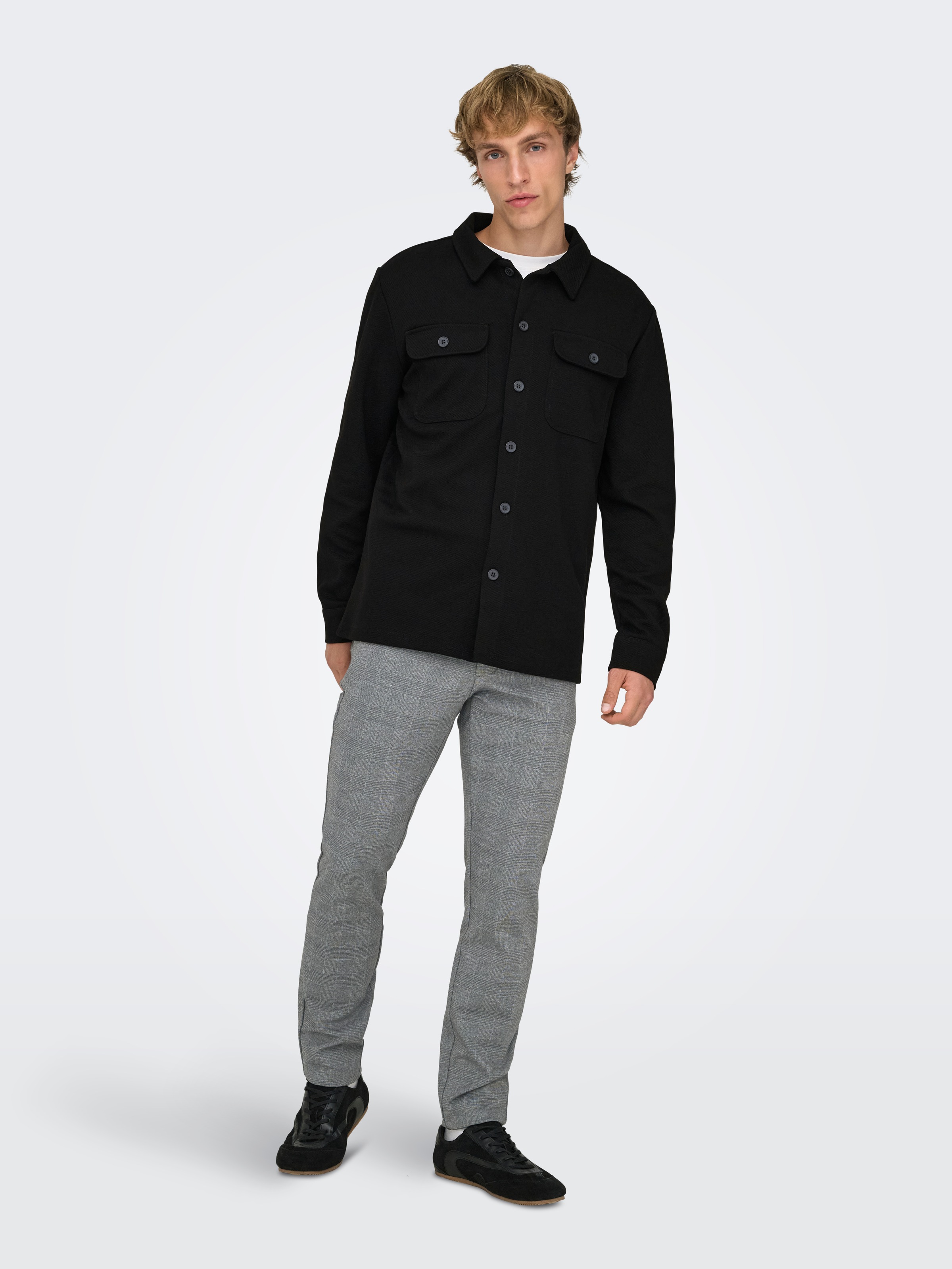 ONLY & SONS Langarmhemd »ONSNEWKODYL OVERSHIRT SWEAT NOOS«
