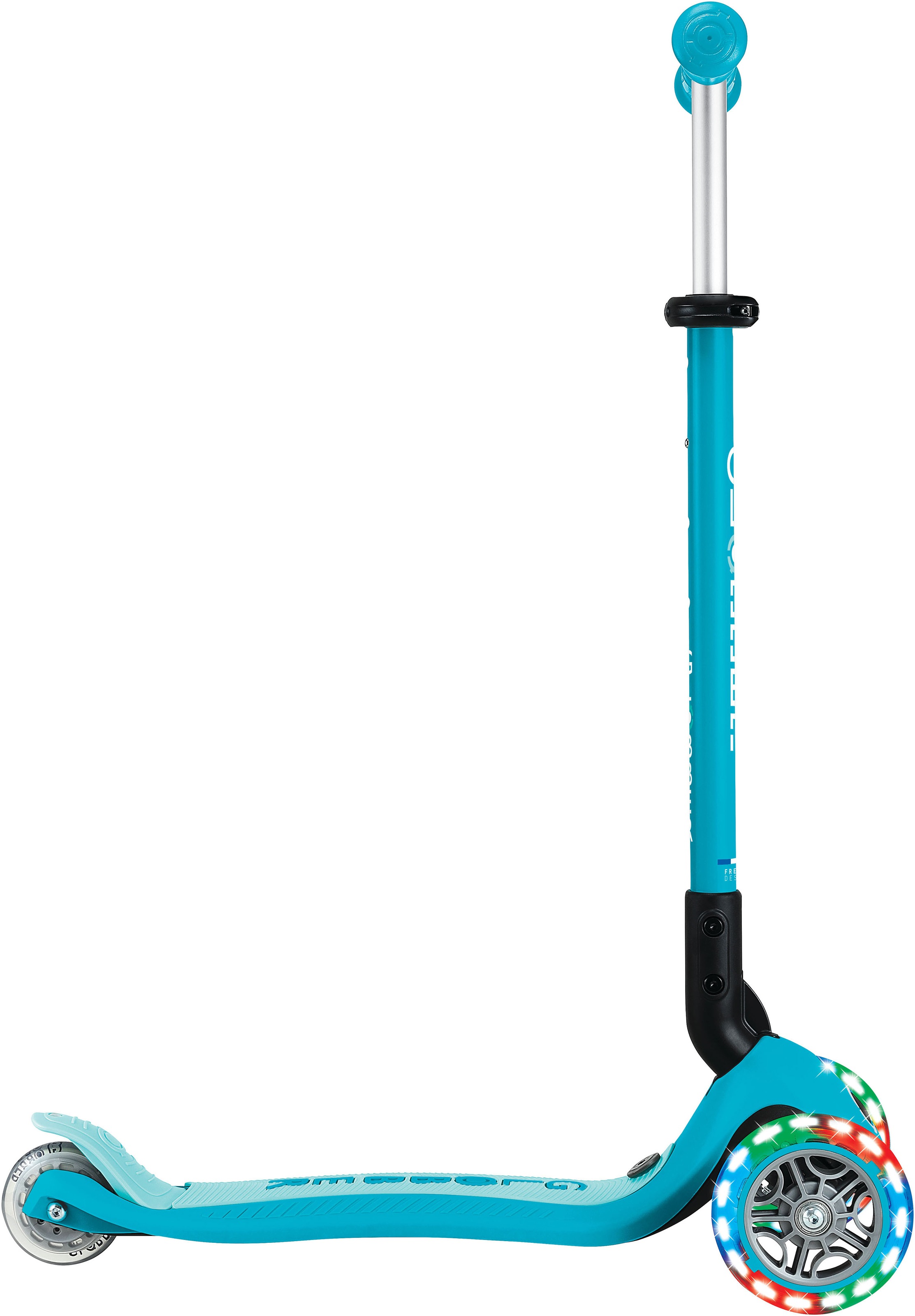 Globber Tretroller »GO-UP ACTIVE LIGHTS 360, mit Leuchtrollen« Aufsitzrad, Laufrad und Scooter