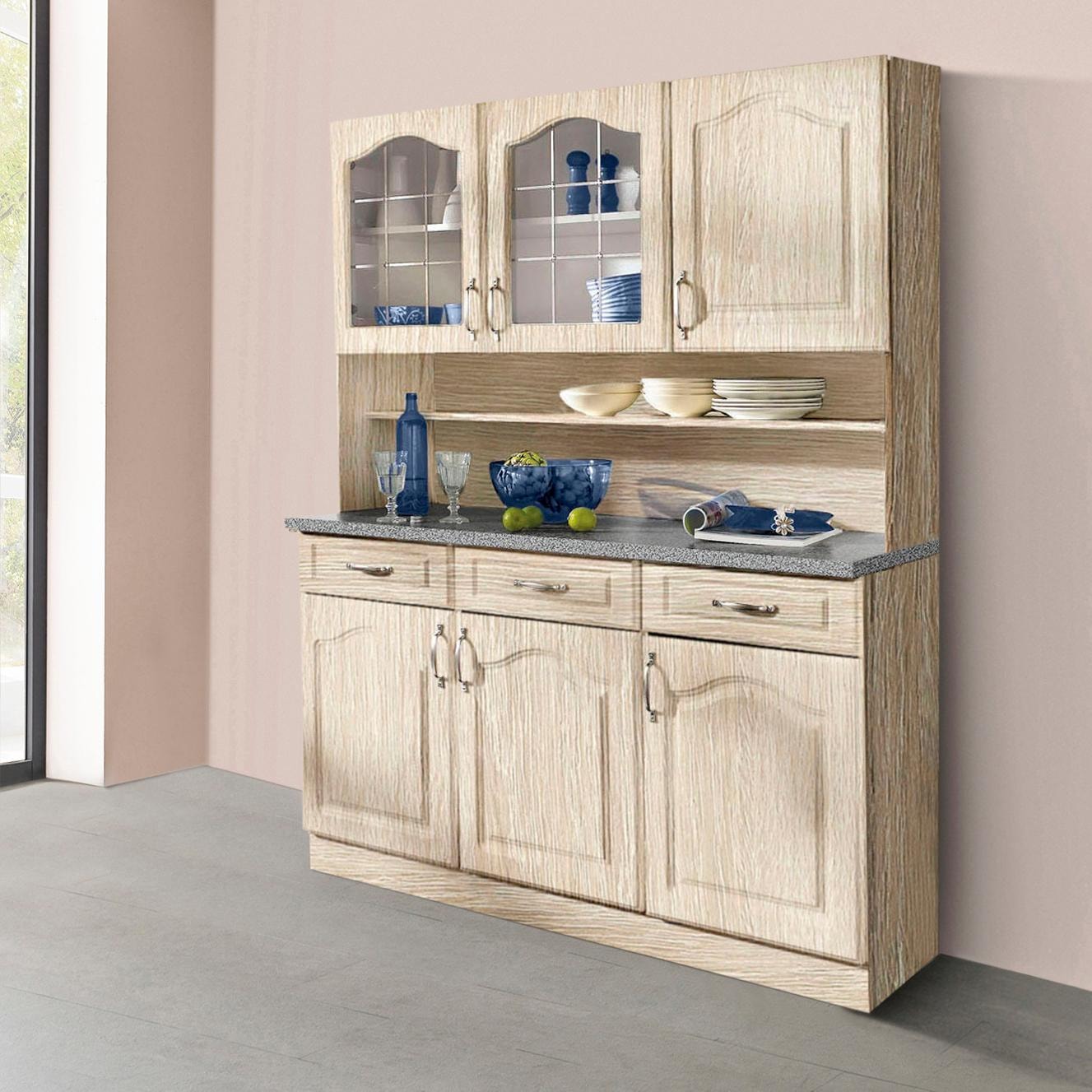 wiho Küchen Küchenbuffet »Linz« 150 cm breit, in Landhaus-Optik