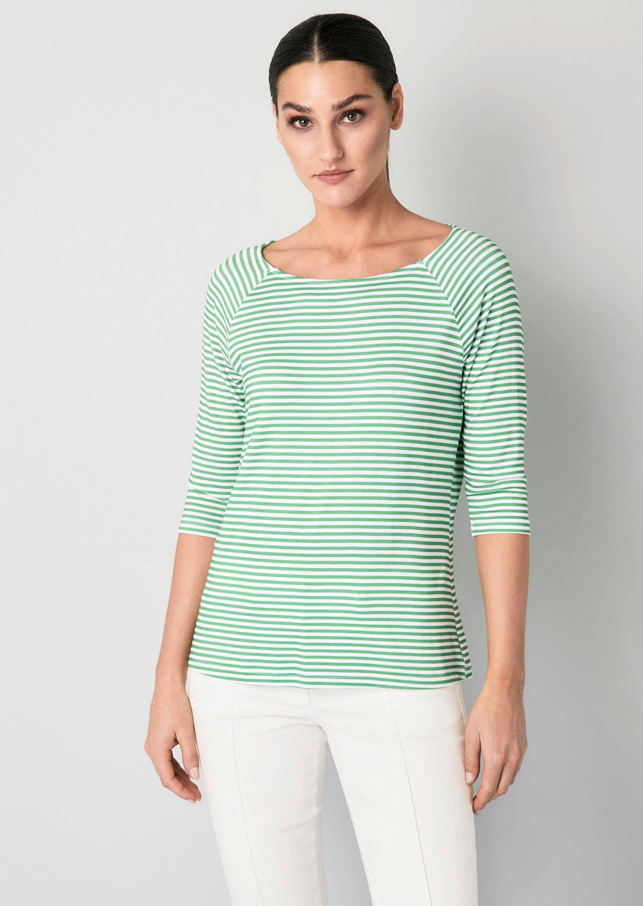 Alba Moda 3/4-Arm-Shirt »Shirt Shirt mit Streifen«