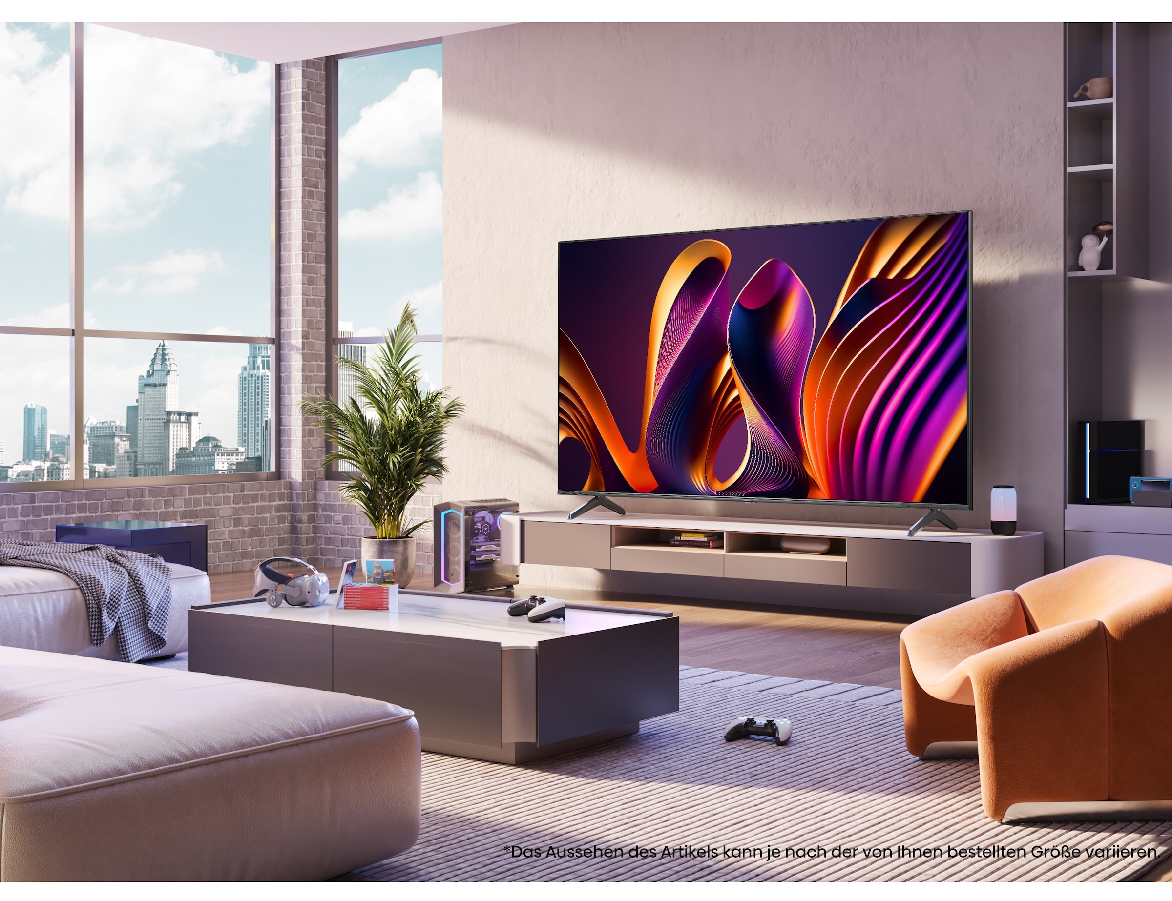 Hisense QLED-Fernseher »75E77NQ PRO«, 4K Ultra HD, Smart-TV, 4K UHD, QLED