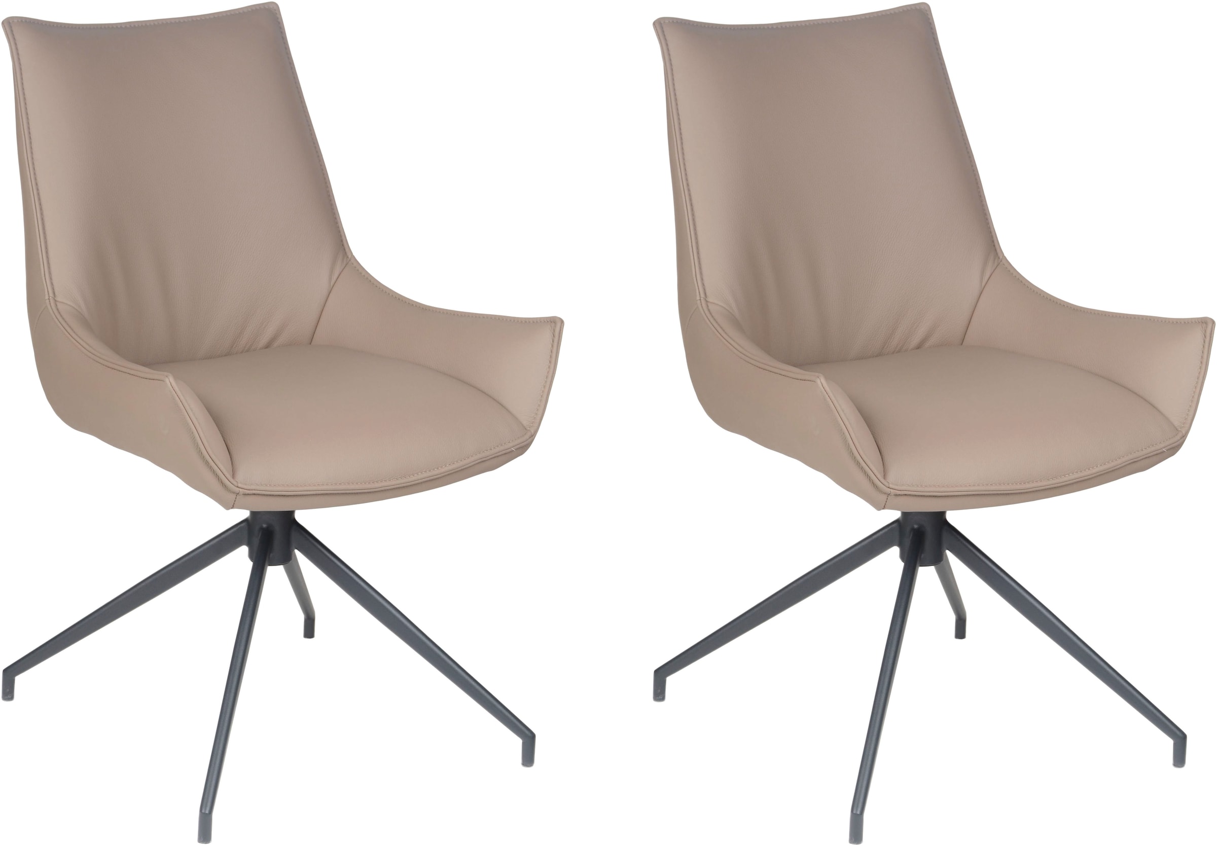 Home affaire Esszimmerstuhl »Firenze« (Set) 2 Stk.Drehstuhl Firenze grey