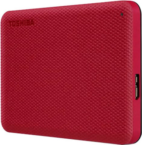 Toshiba externe HDD-Festplatte »Canvio Advance 4TB Red 2020«, 2,5 Zoll, Anschluss USB 3.2