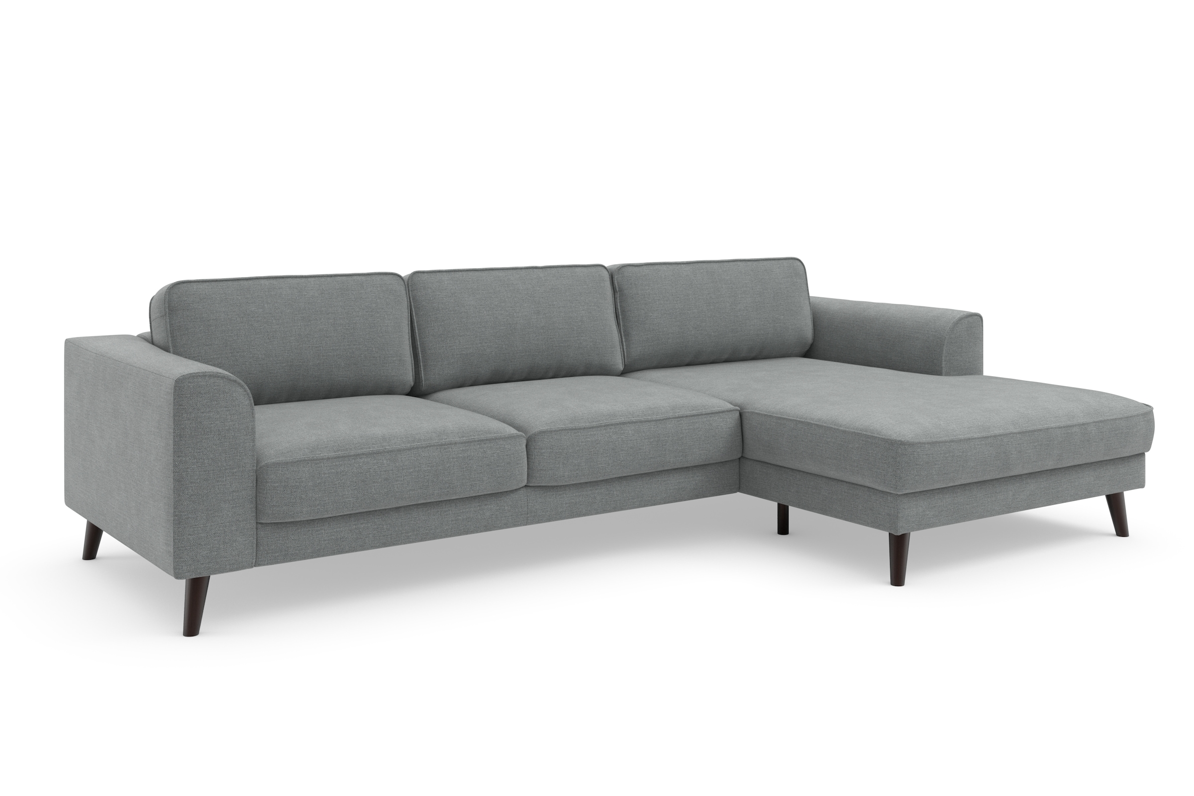 TRENDMANUFAKTUR Ecksofa »Lumber Jack, elegantes Designsofa, zeitlos modern, hoher Sitzkomfort«, wahlweise mit Bettfunktion u. Bettkasten, L-Form