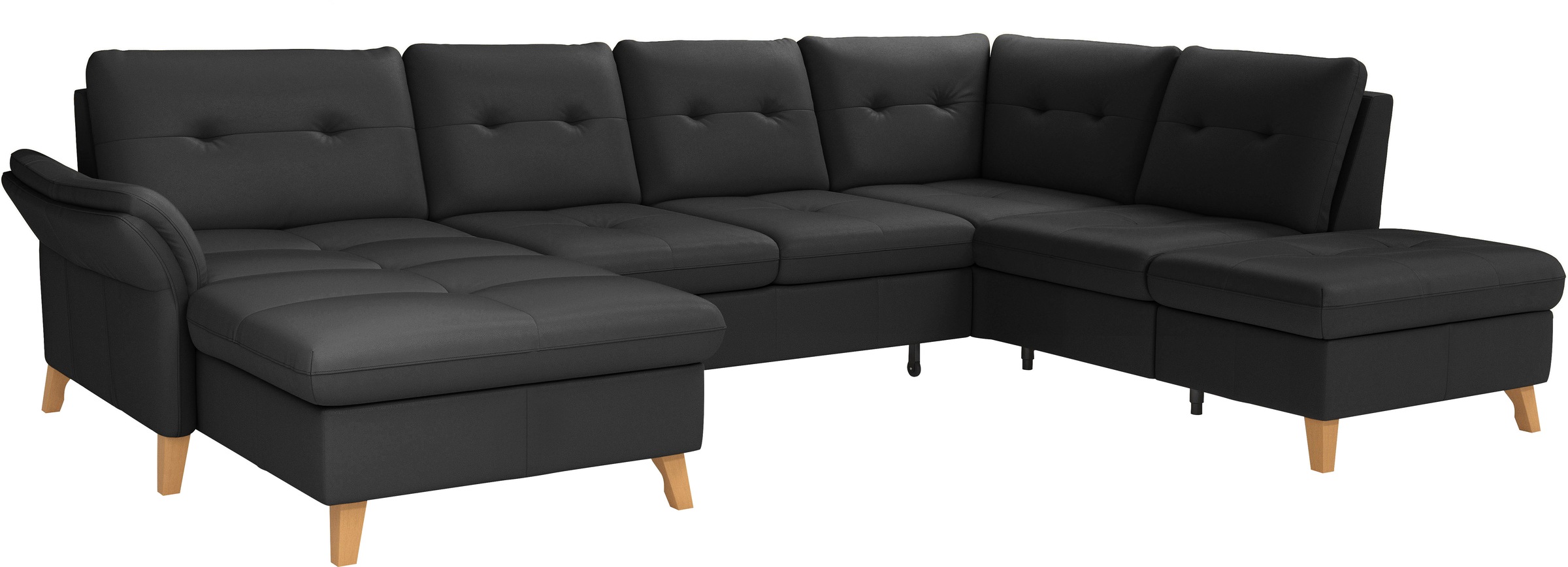 sit&more Wohnlandschaft »Göteborg«, inkl. Sitztiefenverstellung, wahlweise mit Bettfunktion & Bettkasten