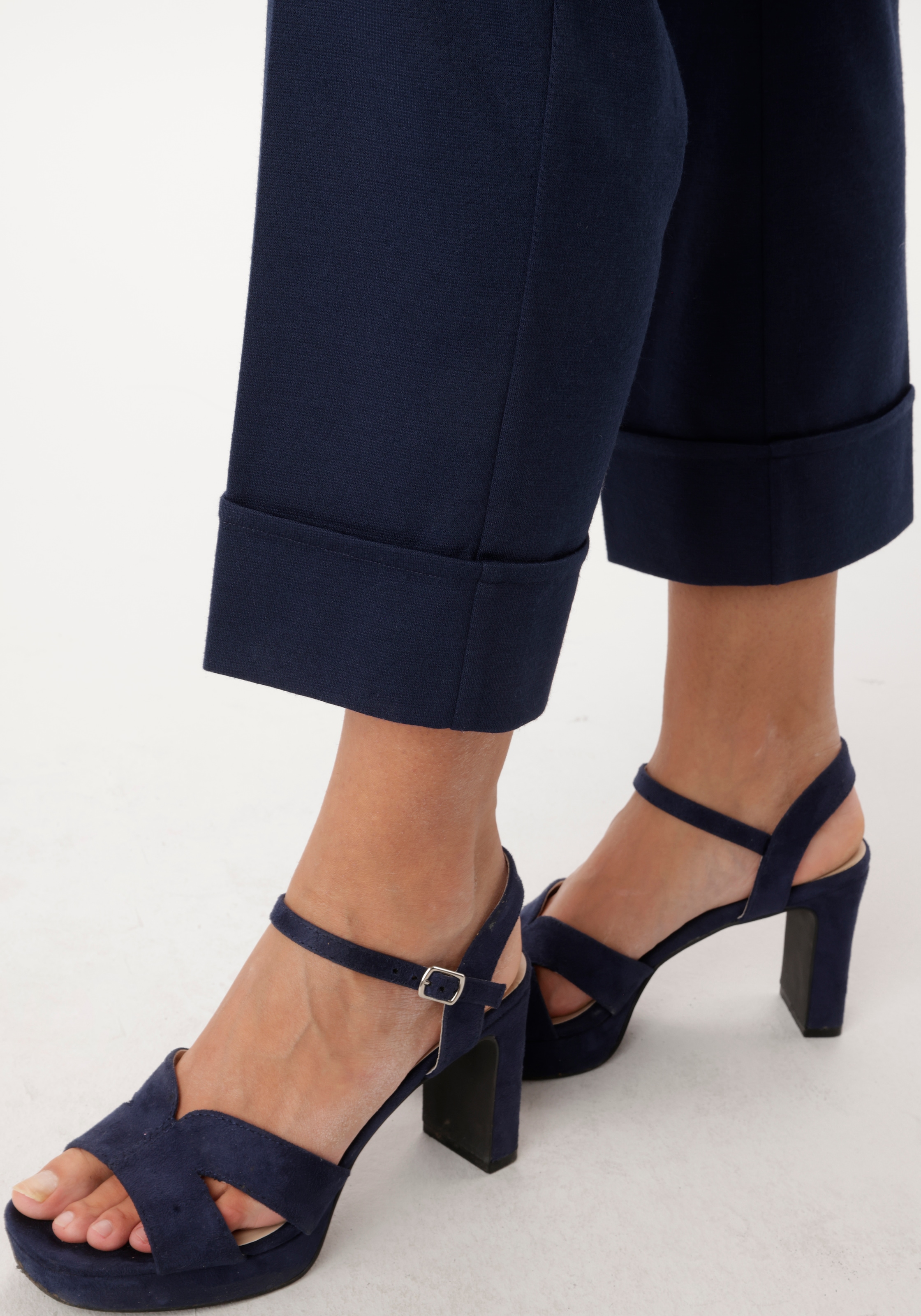 Aniston SELECTED Schlupfhose  breiten, fixierten Umschlag am Saum - NEUE KOLLEKTION