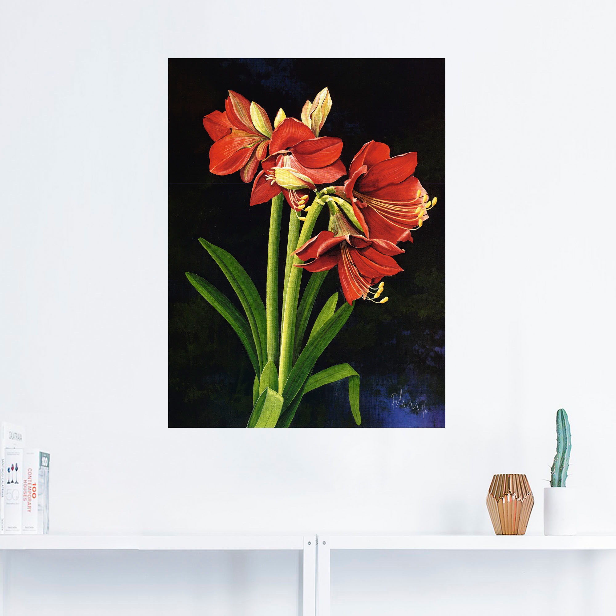 Artland Wandfolie »Amaryllis«, Blumen, (1 St.), selbstklebend