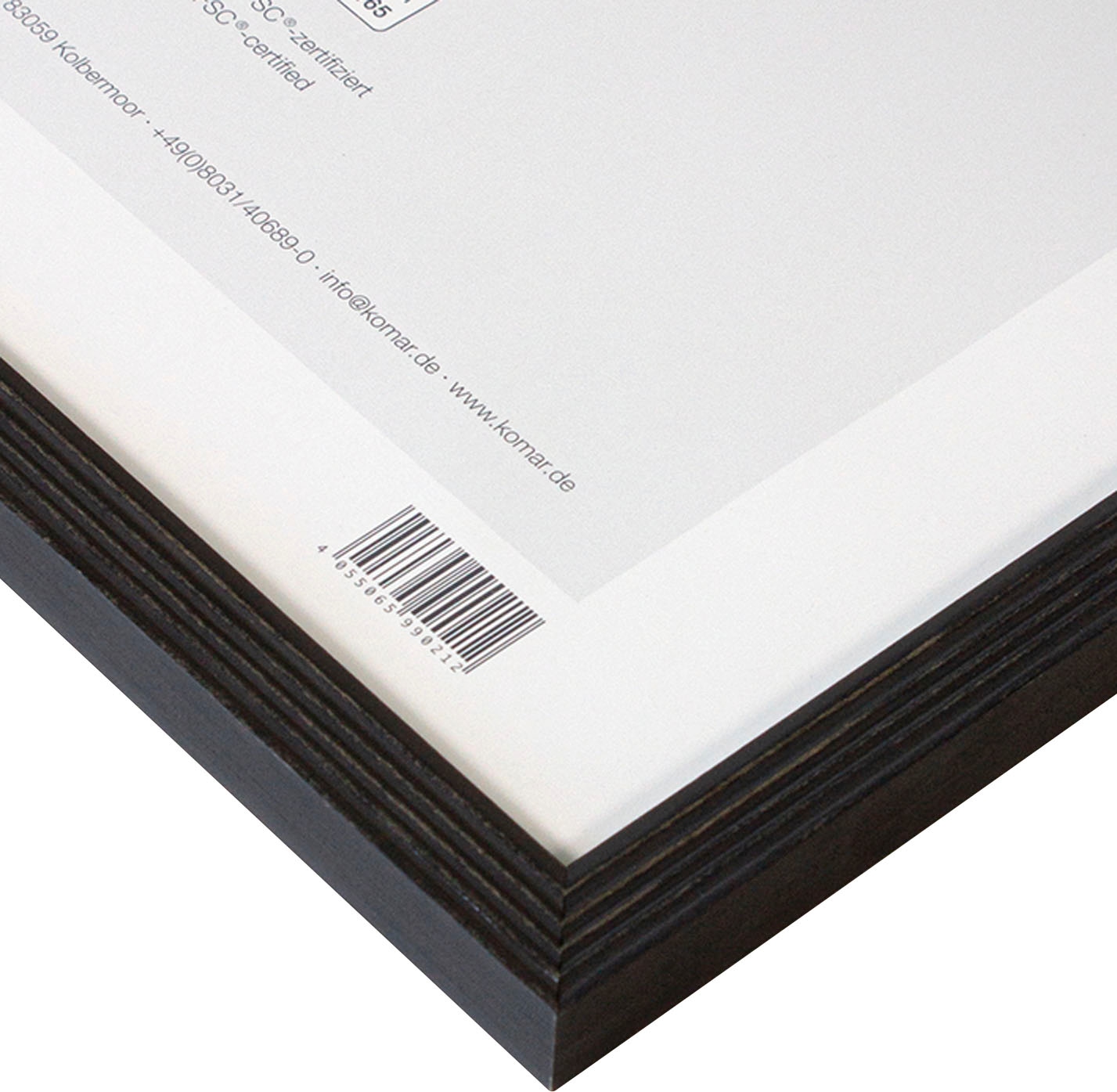 Komar Bilderrahmen »Country Style Holz« Echtholzrahmen mit hochtransparentem Acrylglas