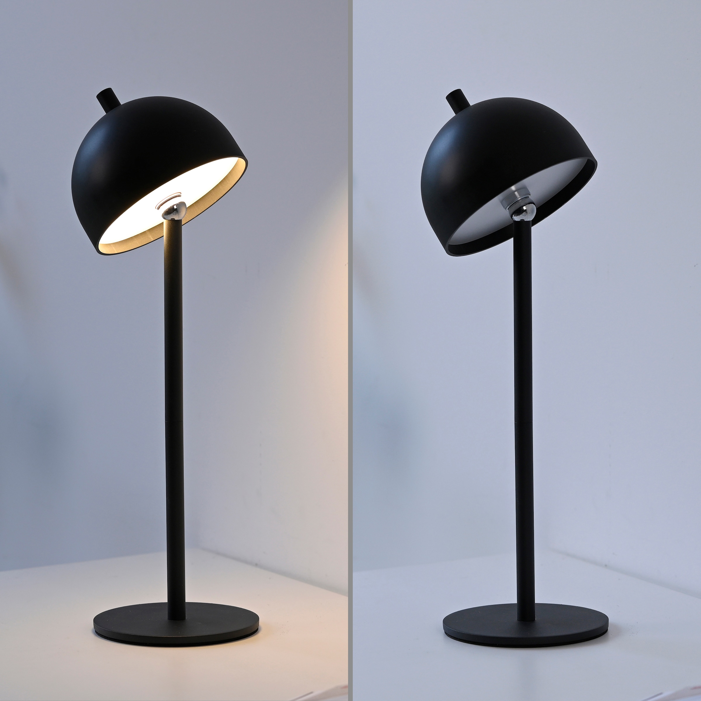 SCHÖNER WOHNEN-Kollektion LED Tischleuchte »BELLIS« LED-Board 1 Stk. Warmweiß SCHÖNER WOHNEN Kollektion, Touchdimmer, Memoryfunktion, IP54, Akku