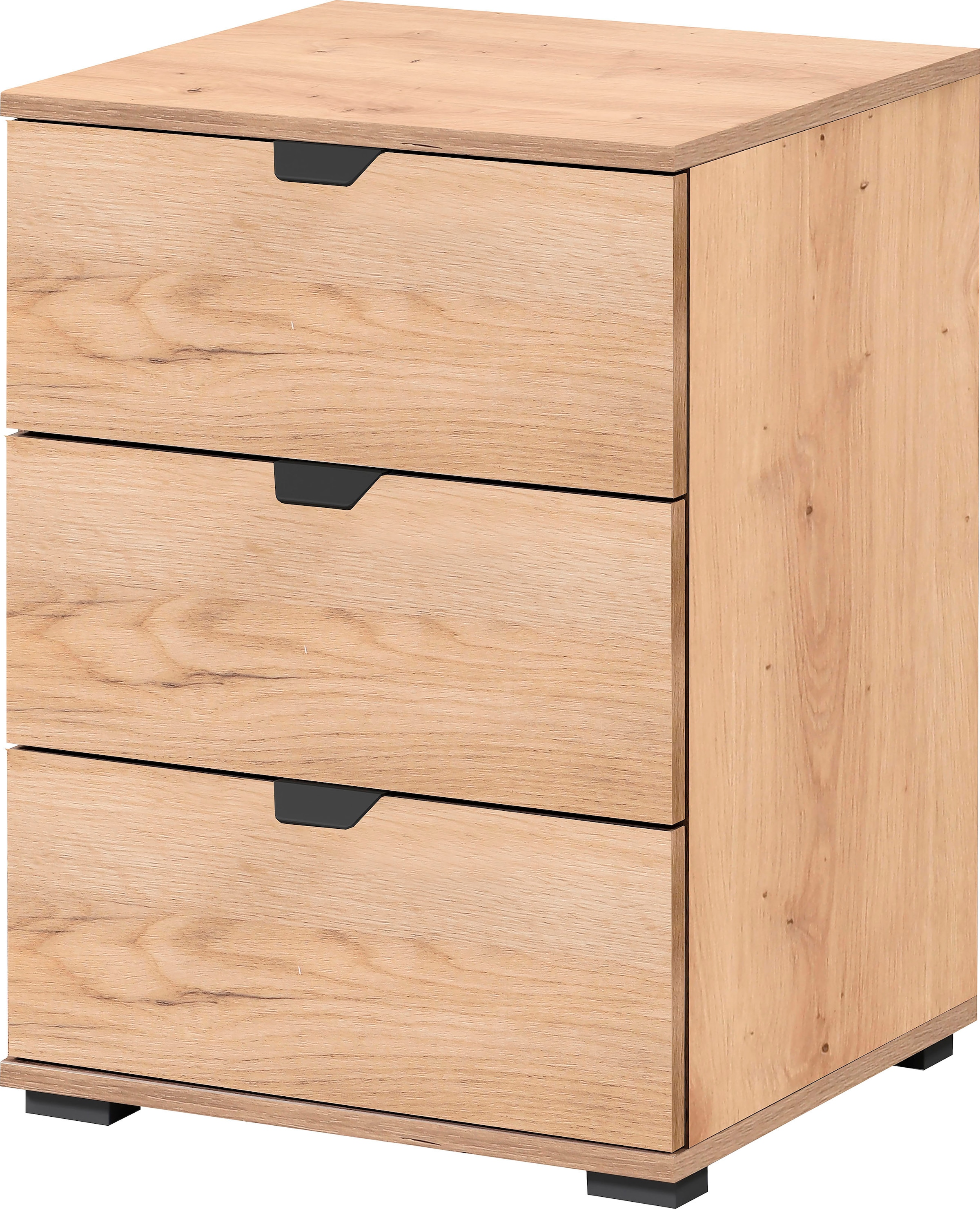 INOSIGN Nachtkommode »Duero«, mit 3 Schubkästen, Breite 45 cm