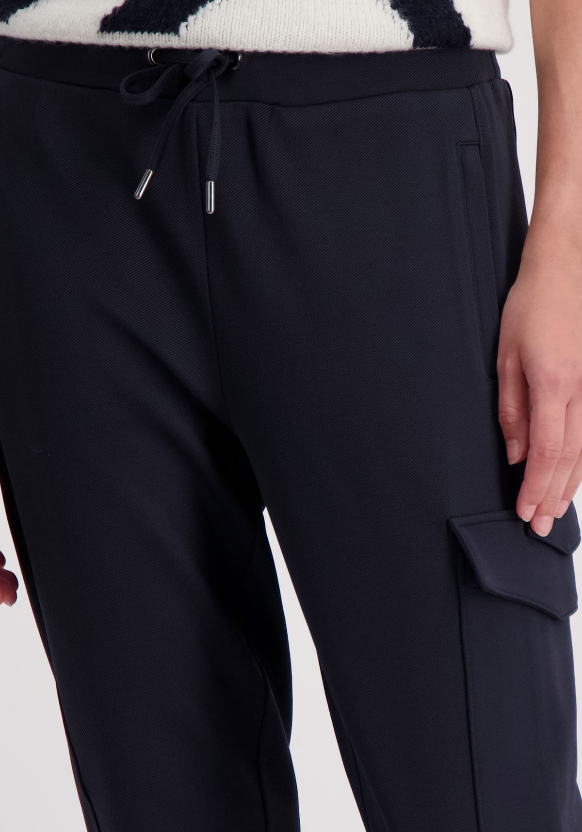 Monari Jogger Pants, mit aufgesetzter Pattentasche