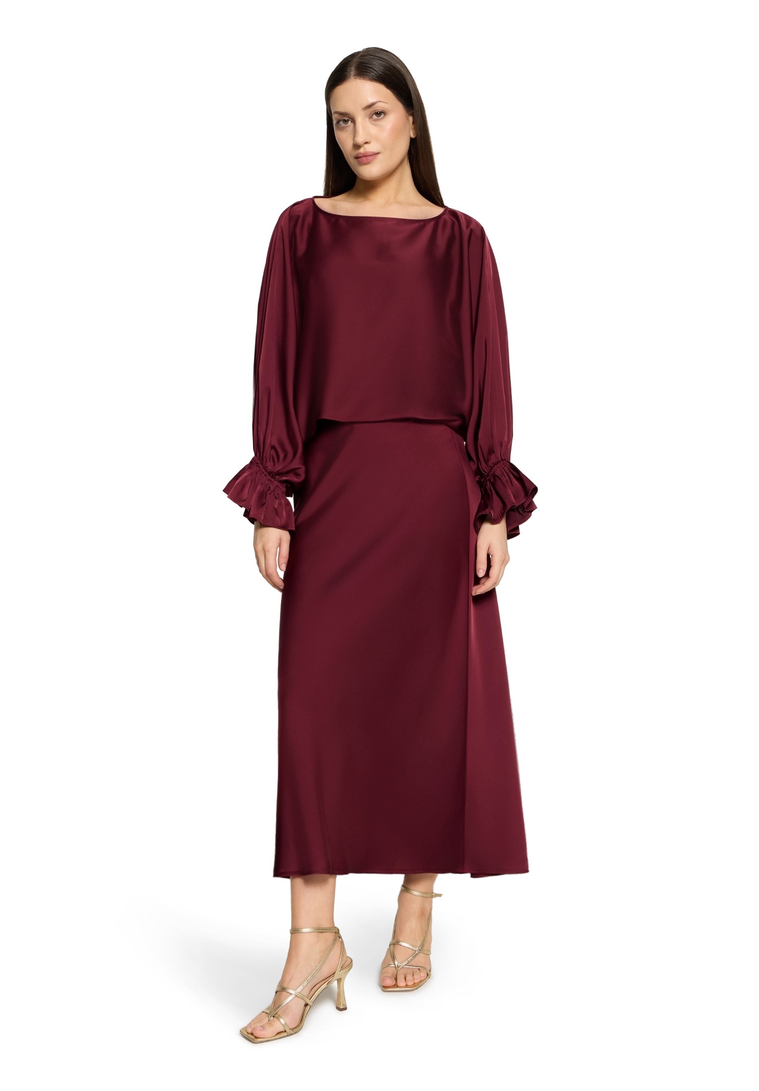 Vera Mont Satinbluse »Satin-Bluse mit Fledermausärmeln«