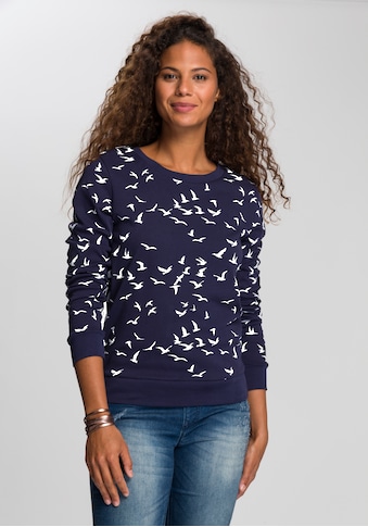 KangaROOS Sweatshirt, mit modischem Minimal-Allover-Print kaufen