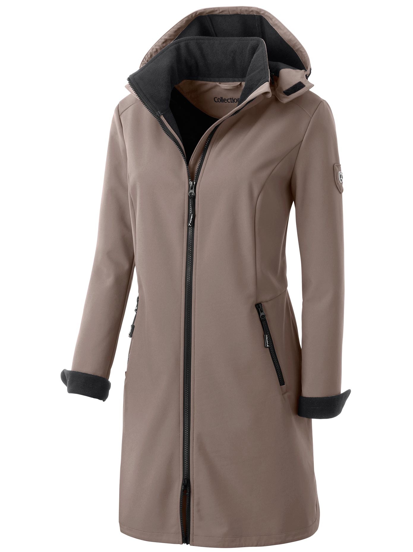 Casual Looks Softshelljacke, mit Kapuze