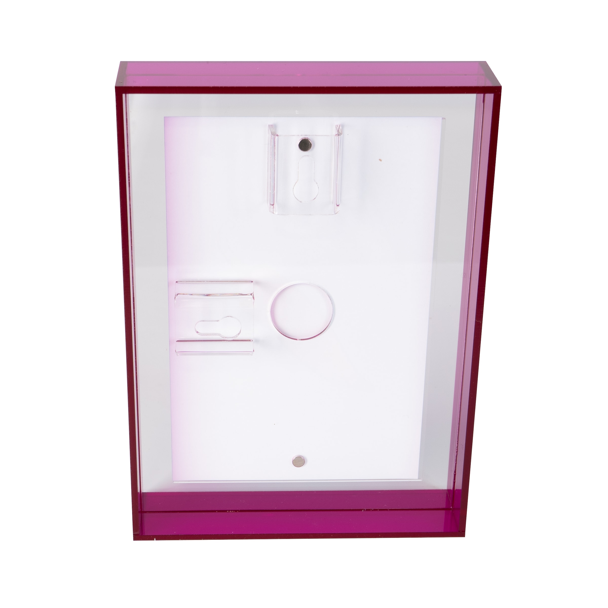 queence Bilderrahmen »Wechselrahmen pink«, für 1 Bilder, (1 St.), Stylischer Neon Rahmen für Fotos und Bilder in 10x15cm