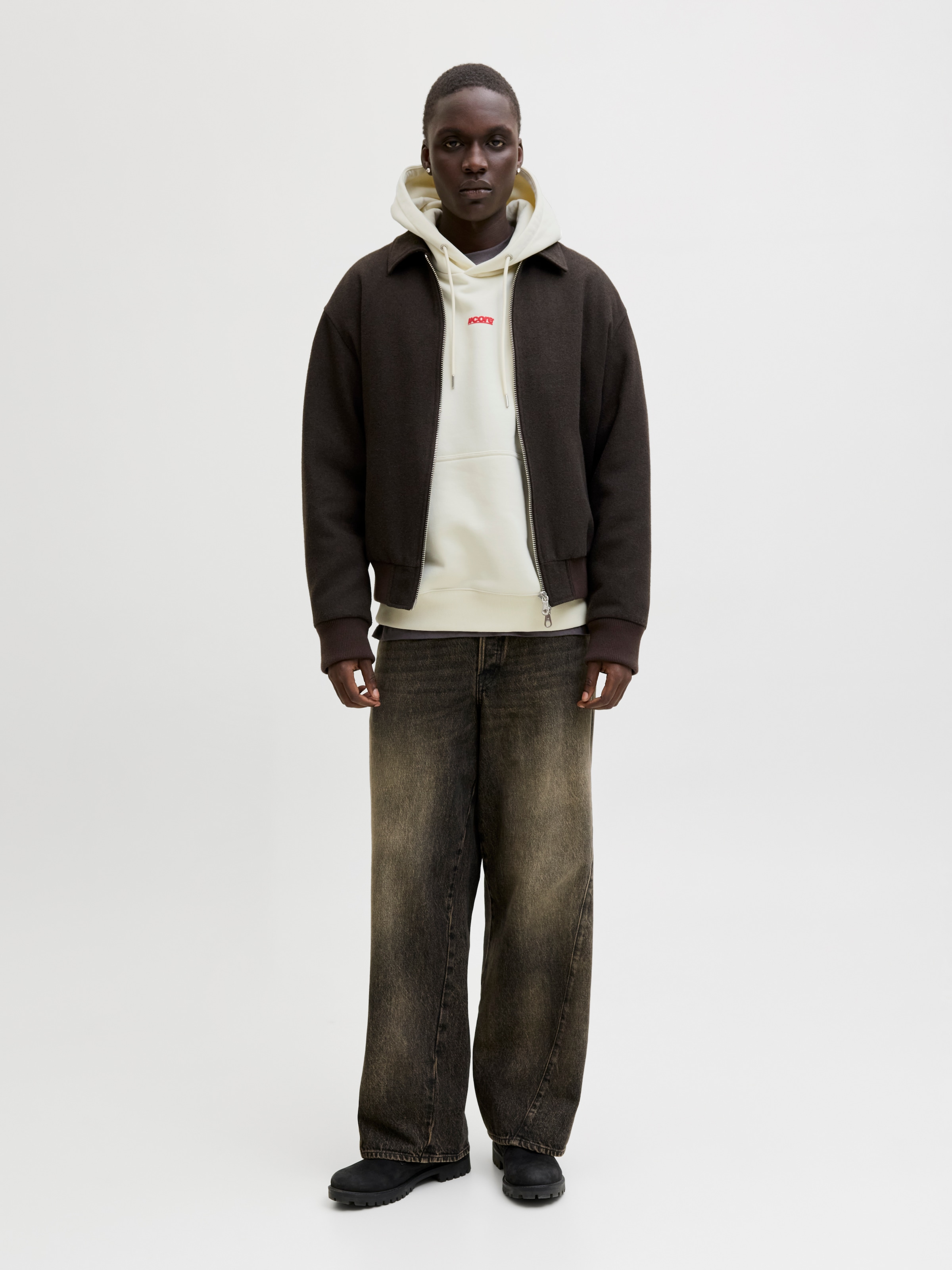 Jack & Jones Kapuzensweatshirt »JCOCLUB BACKPRINT SWEAT HOOD«, mit Print
