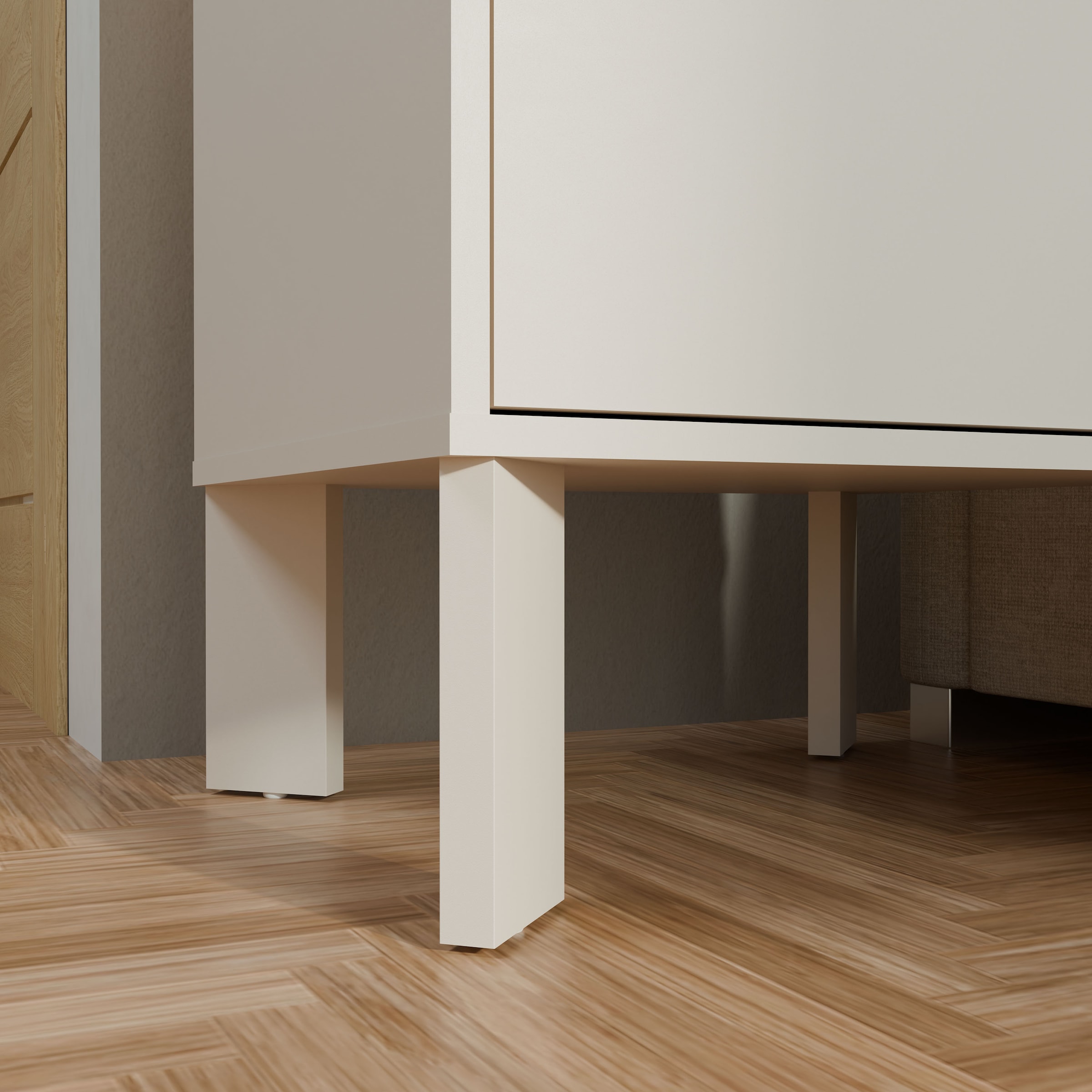 FORTE Nachtkommode »Tahoe Nachtkommode, grifflos,  2 Schubkästen« B/H/T 48,2/66,7/41,4 cm
