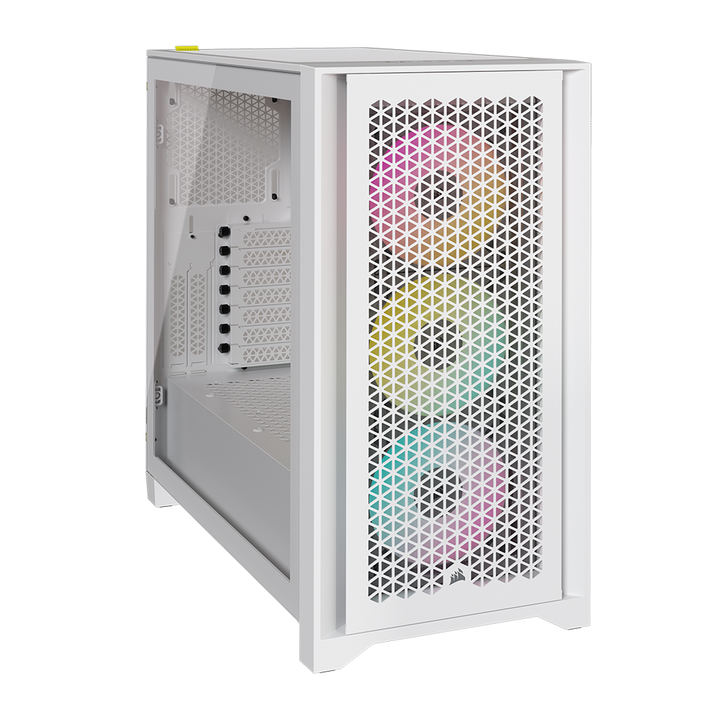 PC-Gehäuse »iCUE 4000D RGB Airflow Mid-Tower, True White«