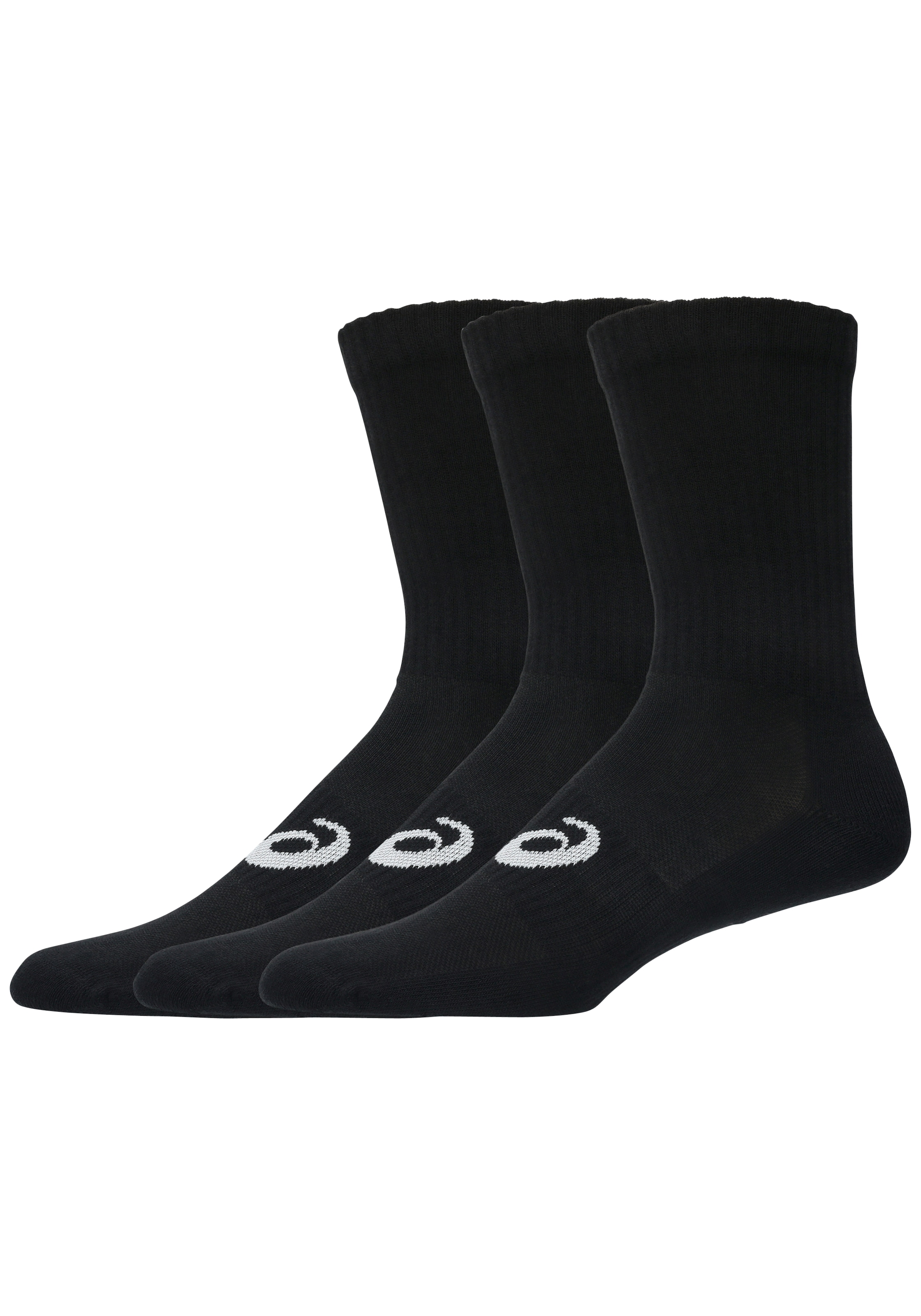 Asics Laufsocken »3 PACK CREW SOCK« mit spezieller Dämpfung, Crew-Schnitt, Mesh-Knit-Gewebe