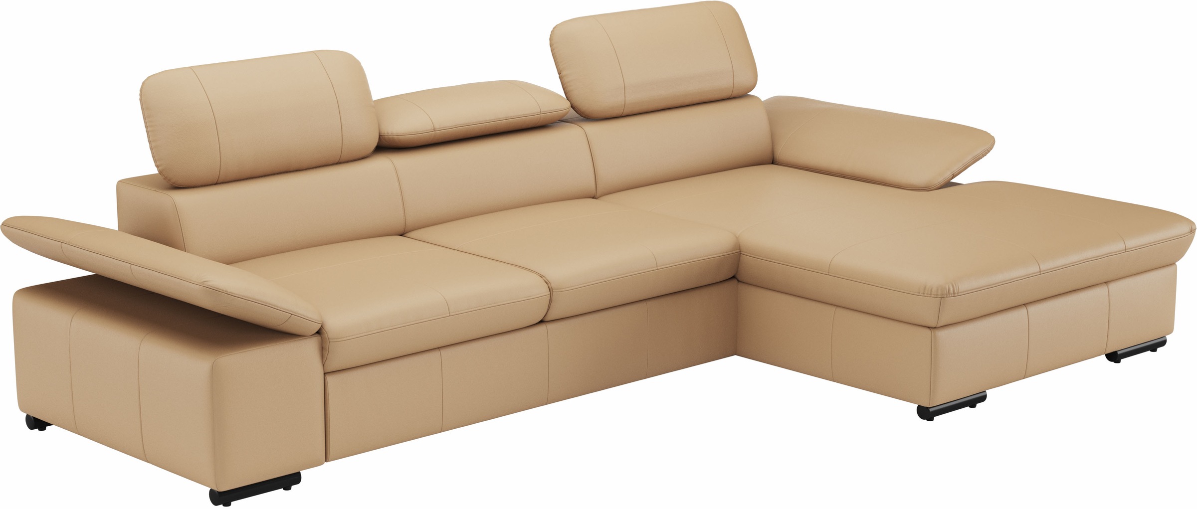 sit&more Ecksofa »Alcudia L-Form«, wahlweise mit Bettfunktion